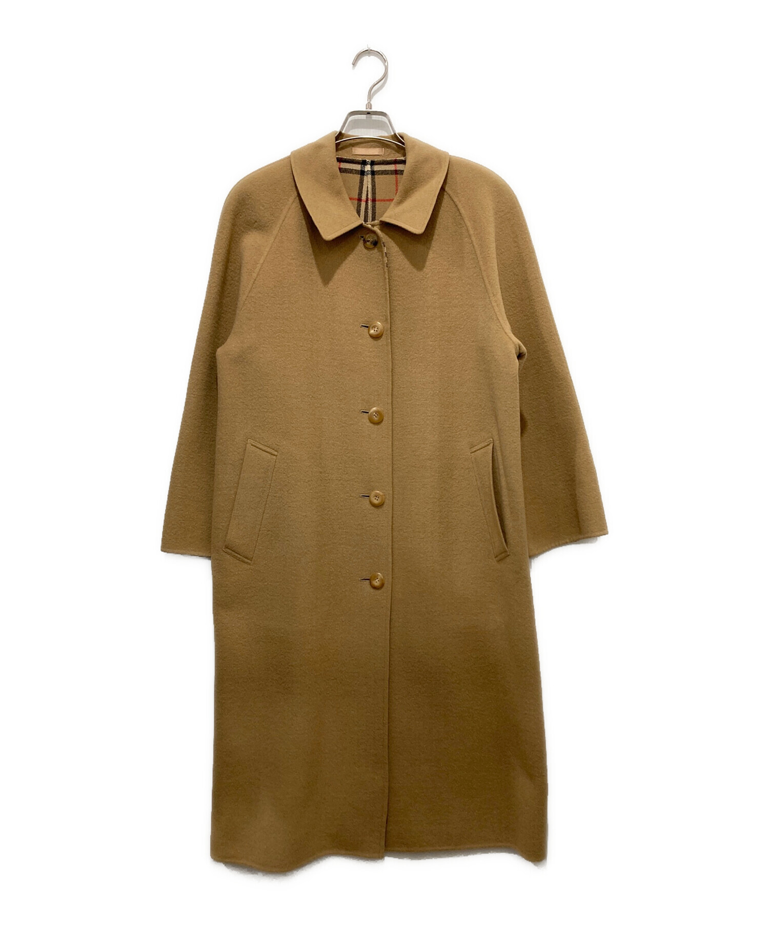 BURBERRY コート ブラウン ウール カシミア 中古・古着通販】Burberry's (バーバリーズ) カシミア混ウールステン