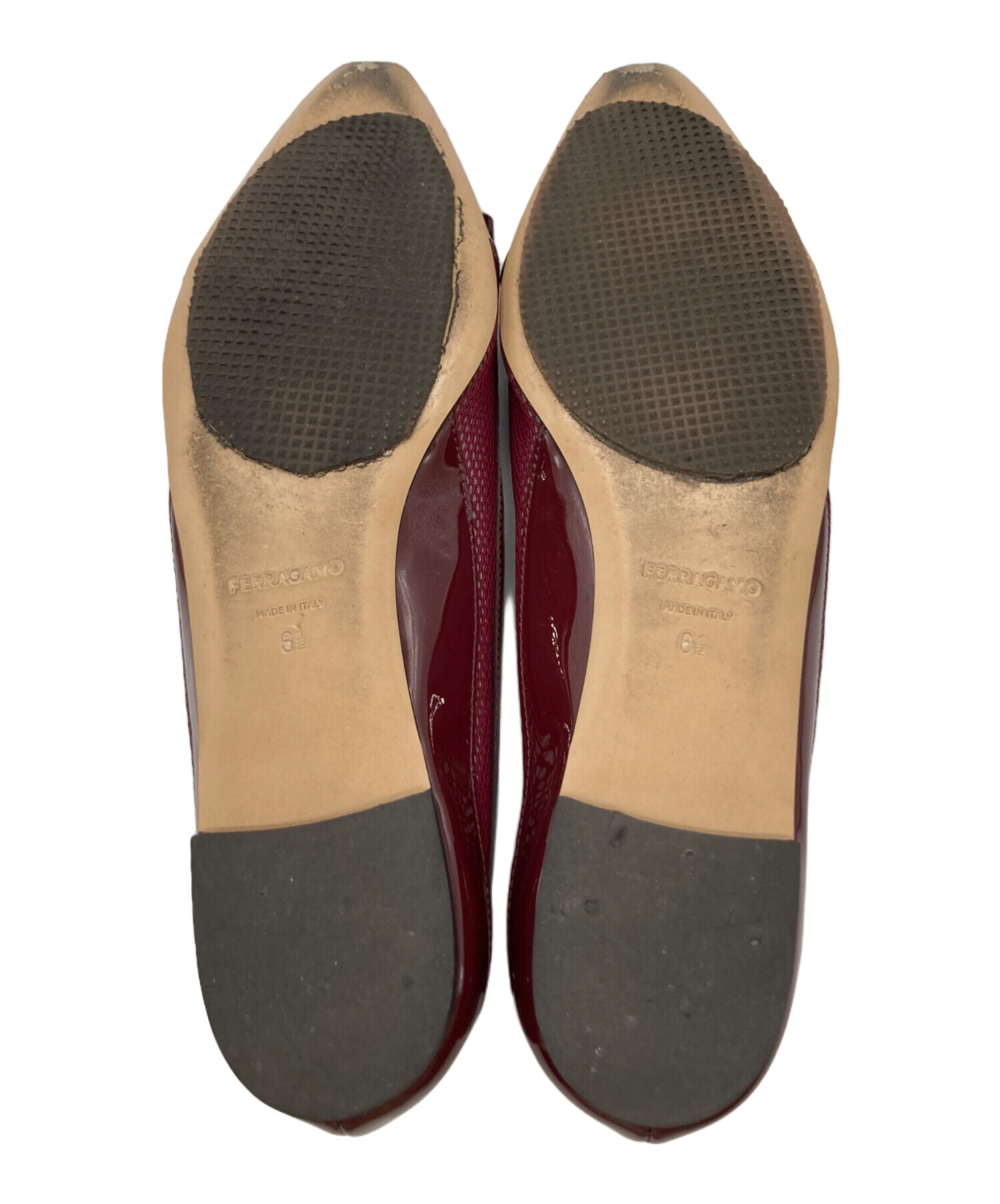 【ほぼ未使用】Salvatore Ferragamo フラットシューズ 8.5 ほぼ未使用】Salvatore Ferragamo フラットシューズ 8.5 中古・古着