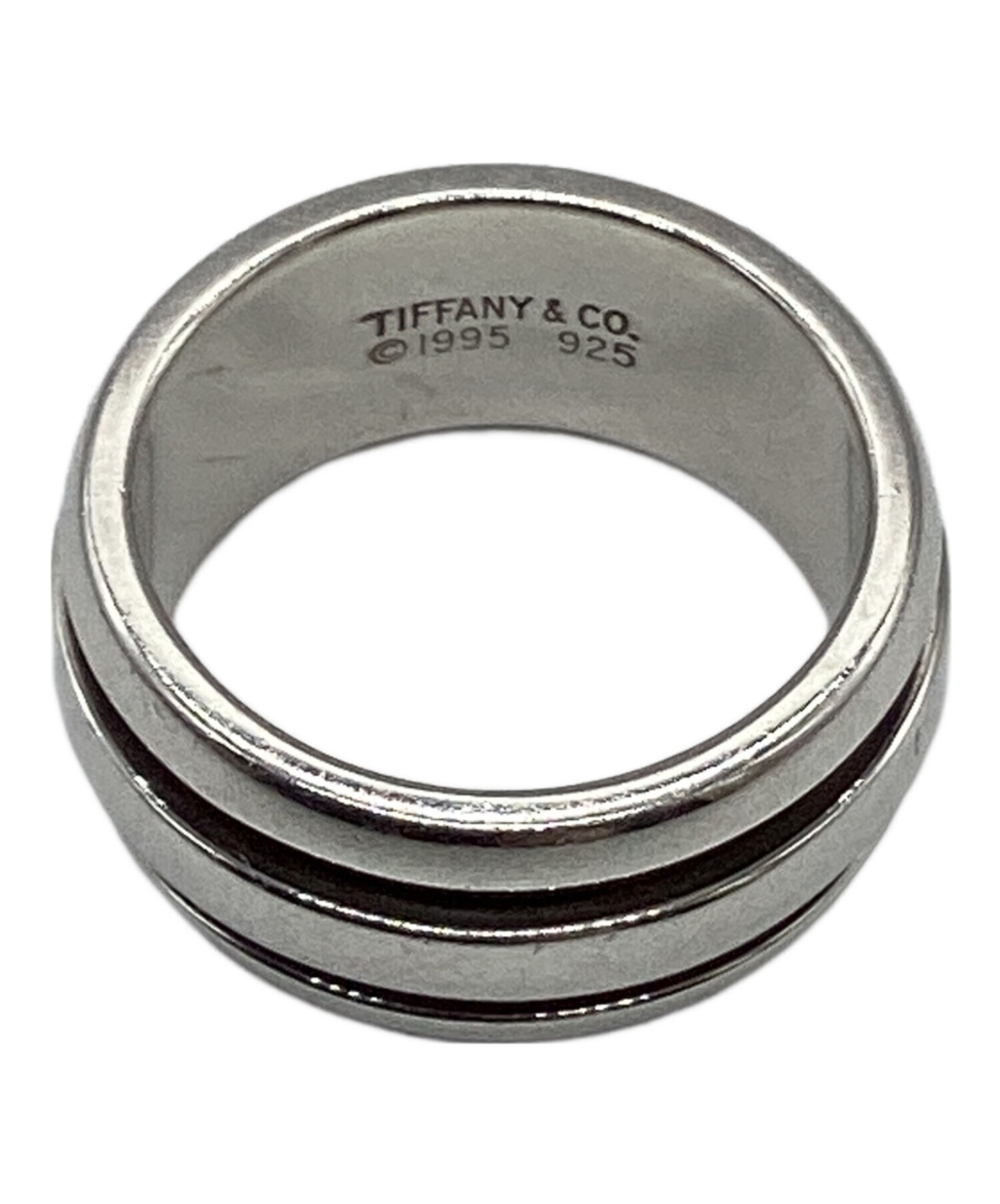 希少✨ティファニー グルーブドリング 19号 シルバー925 廃盤 重厚感 中古・古着通販】TIFFANY & Co. (ティファニー) グルーブドリング