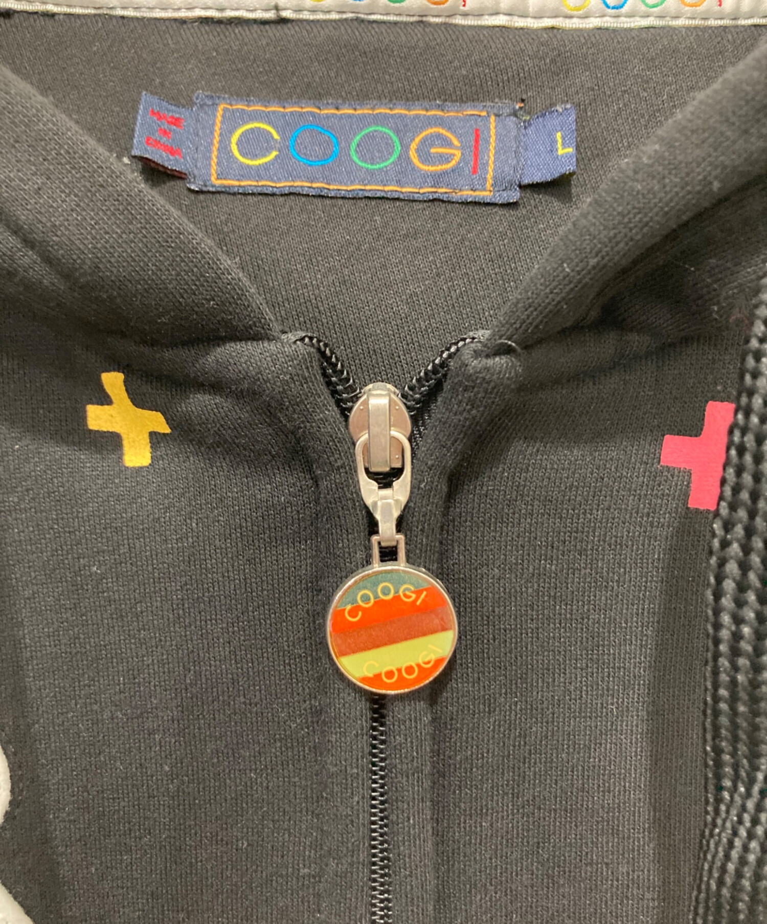 中古・古着通販】Coogi (クージー) ジップパーカー ブラック サイズ:L 
