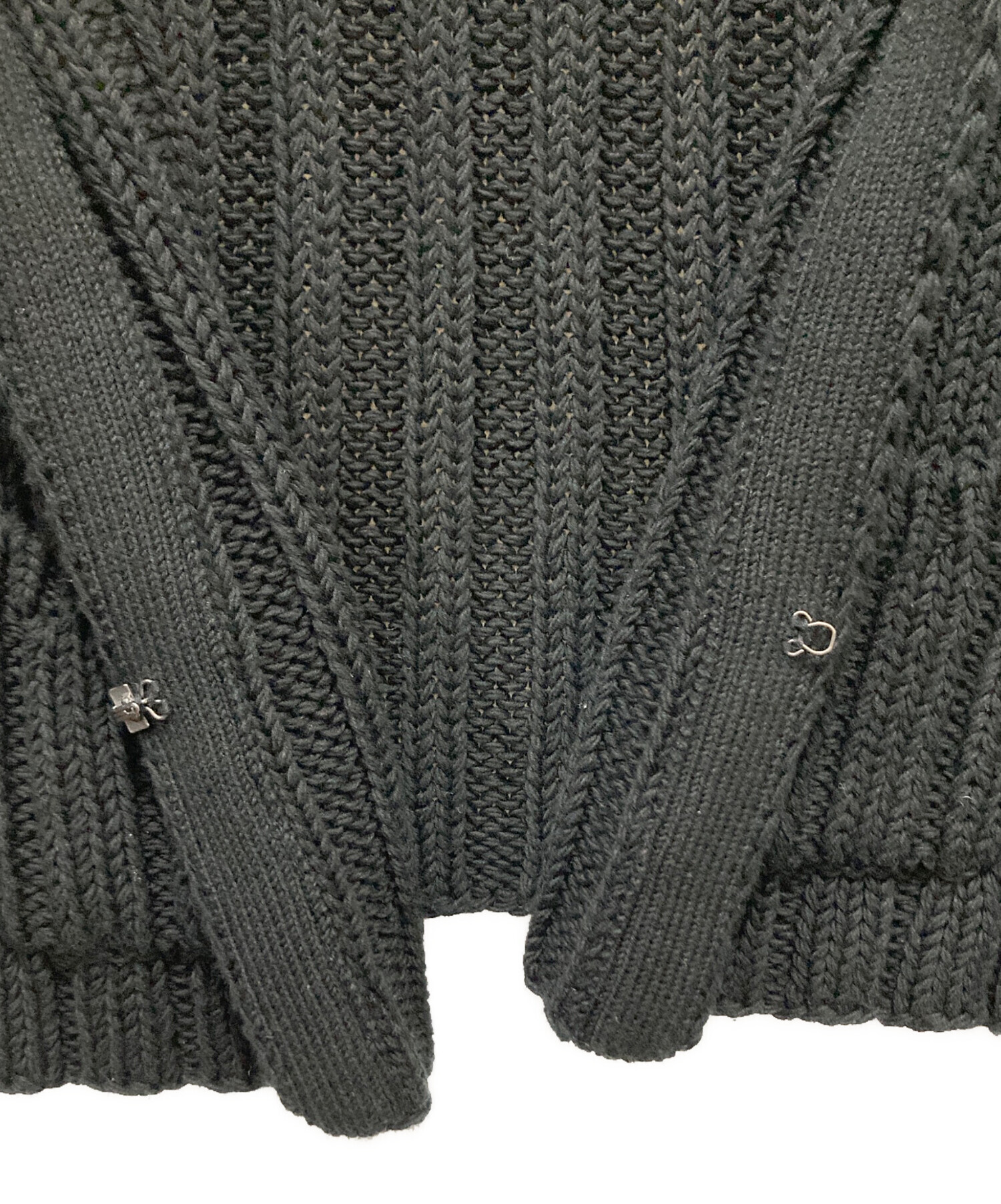 フォクシー アッパースタンダード カーディガン ブラック 38