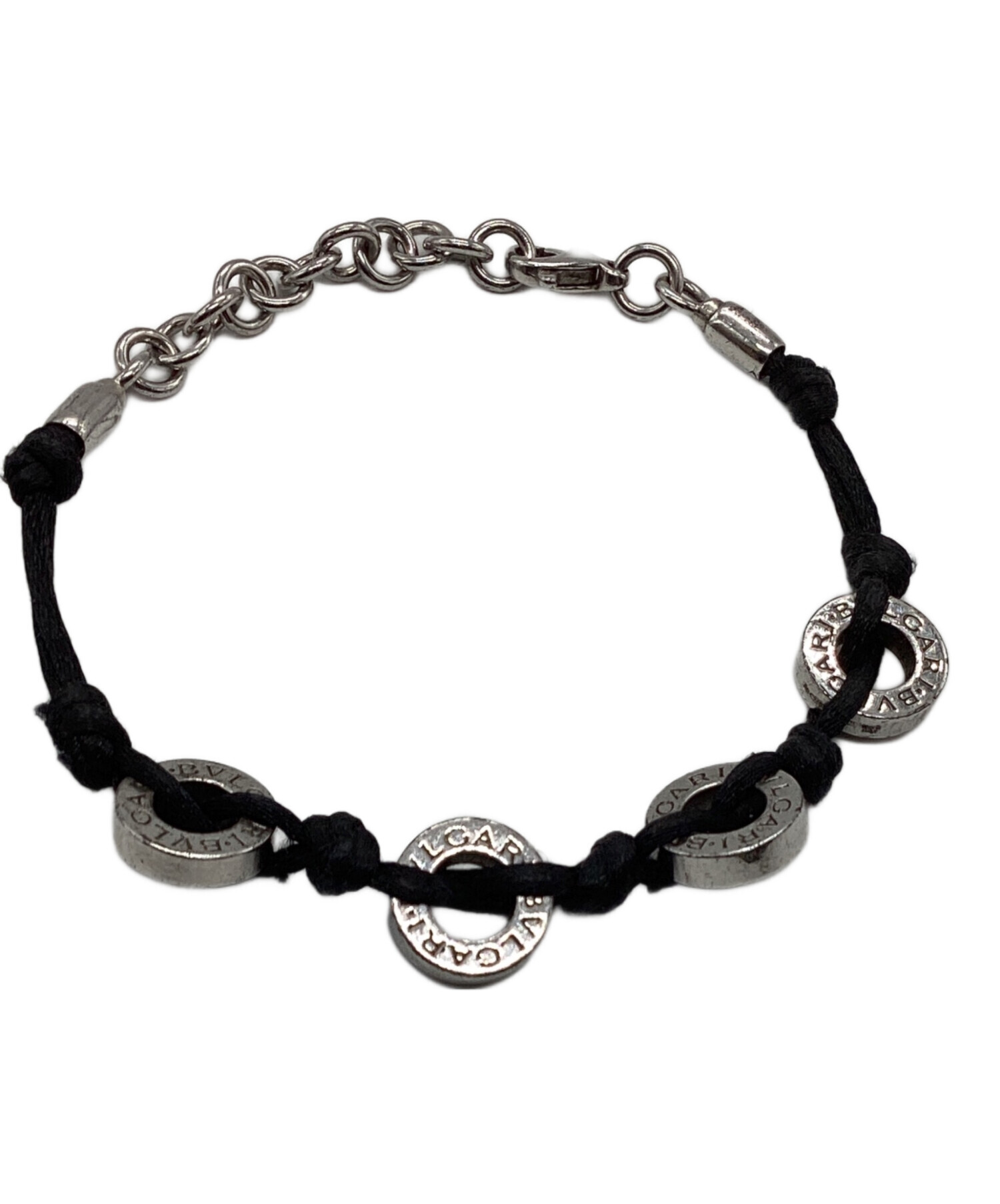 中古・古着通販】BVLGARI (ブルガリ) レザーコンビブレスレット 