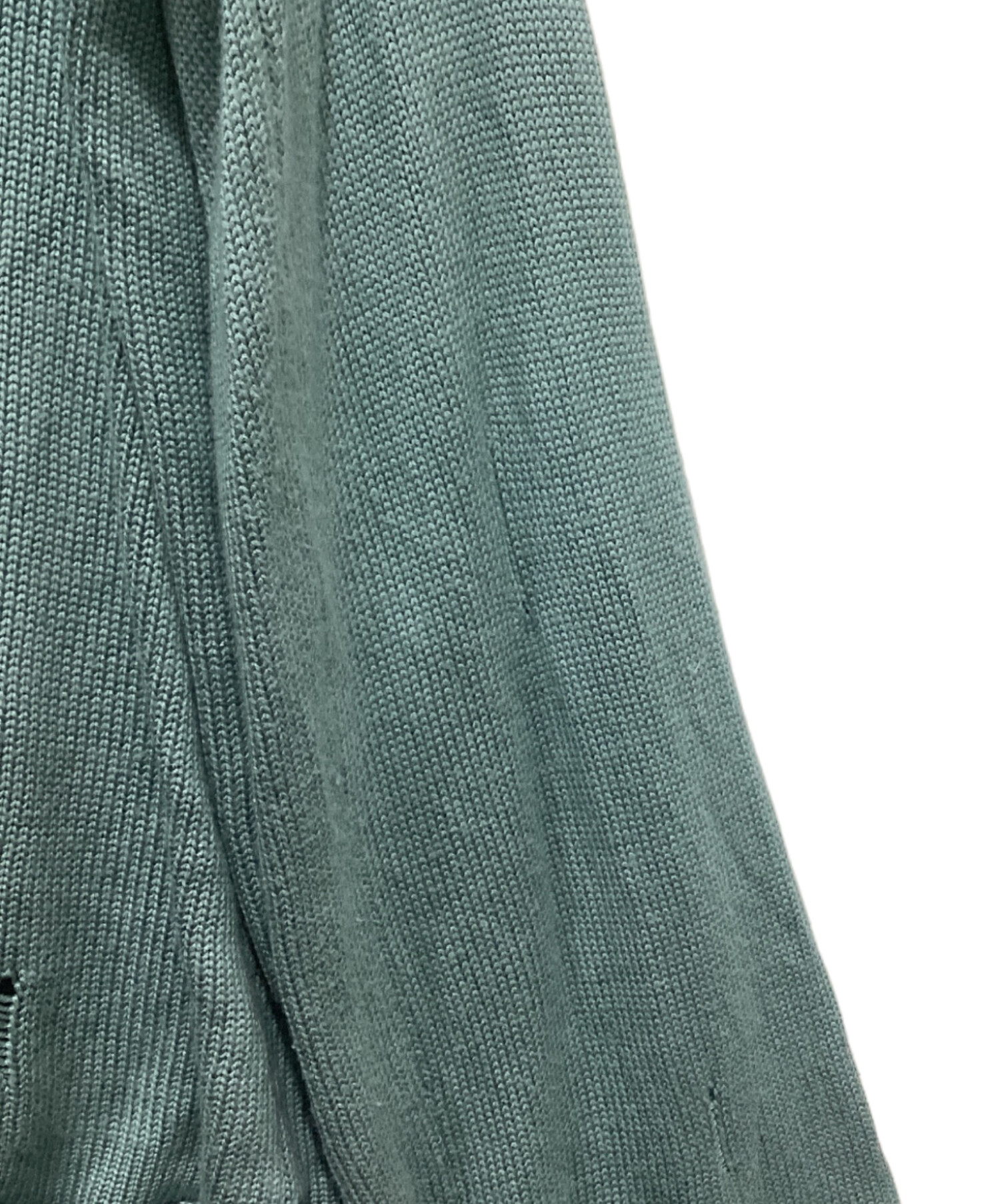 中古・古着通販】jieda (ジエダ) OVERSIZED DAMAGE KNIT ブルー サイズ 