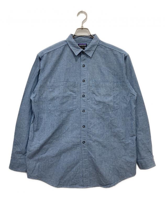 中古・古着通販】Patagonia (パタゴニア) チェックシャツ ブルー