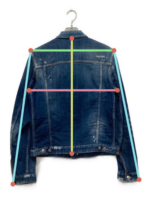 中古・古着通販】DSQUARED2 (ディースクエアード) ダメージ加工デニム