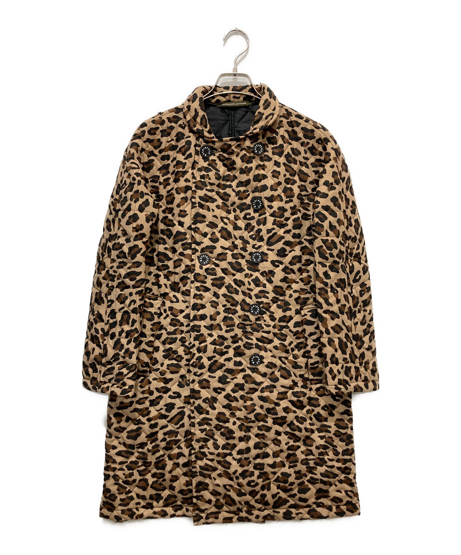 【美品】MACKINTOSHキルティングコート ブラック 38 レオパード 中古・古着通販】MACKINTOSH (マッキントッシュ) レオパード