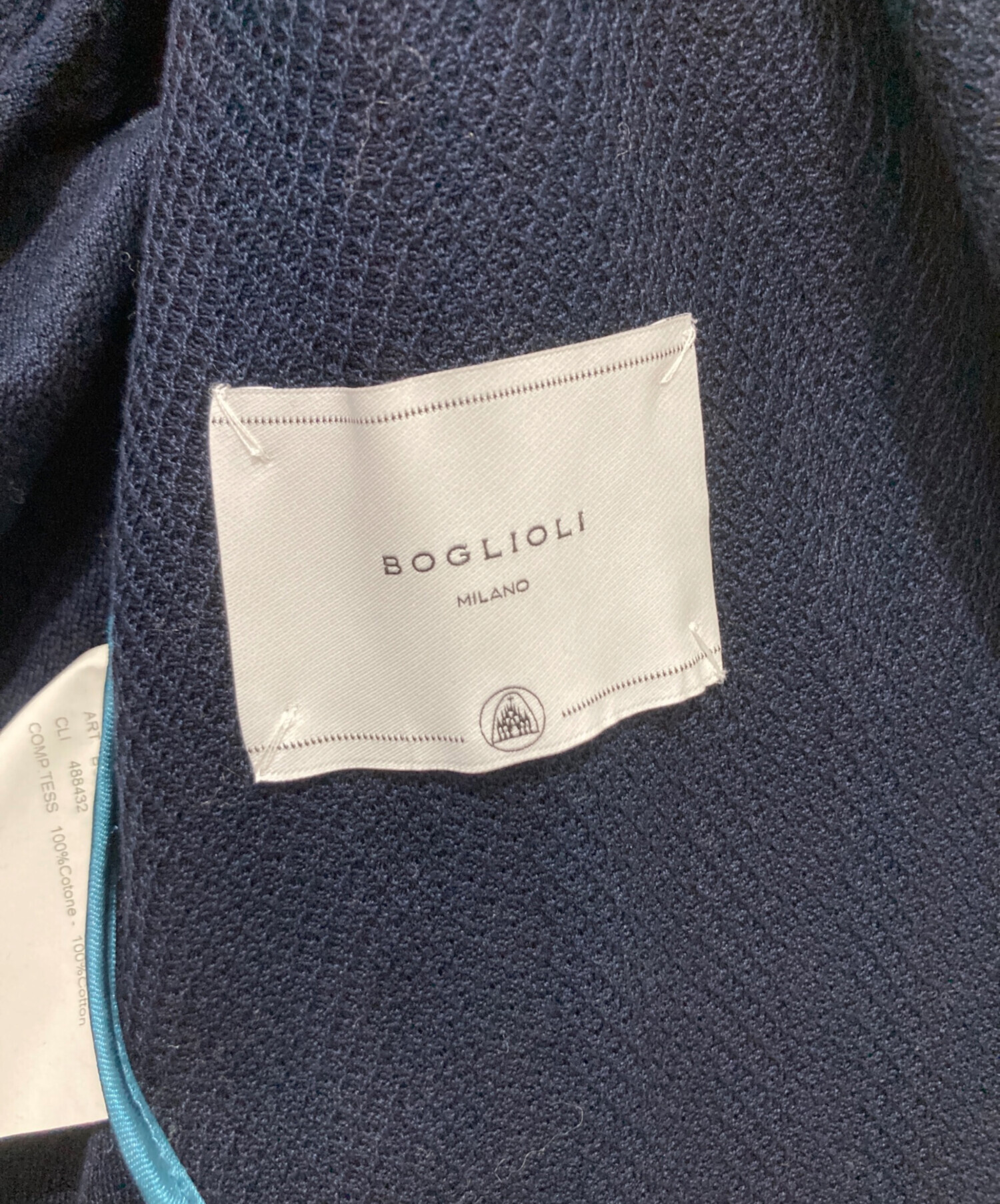 中古・古着通販】BOGLIOLI (ボリオリ) コットンジャケット ネイビー