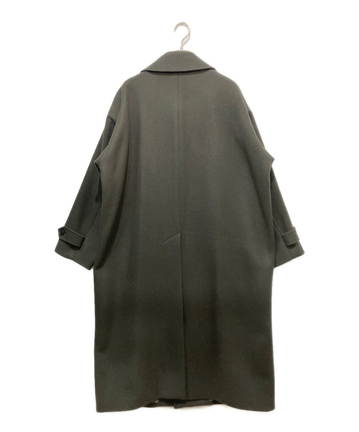 中古・古着通販】YOKE (ヨーク) Melton Big Balmaccan Coat カーキ