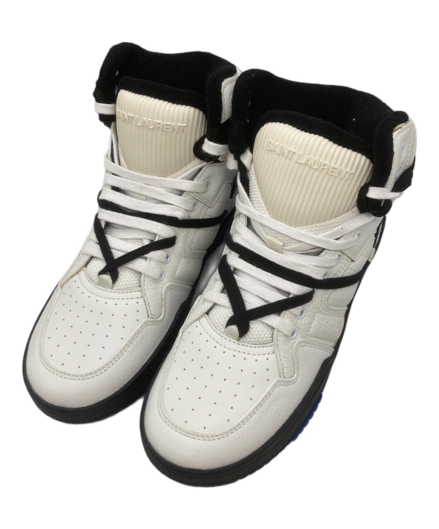 saint laulent クラヴァット　黒×白 カサンドラ エンベロープ メッセンジャー（ラムスキン） ブラック