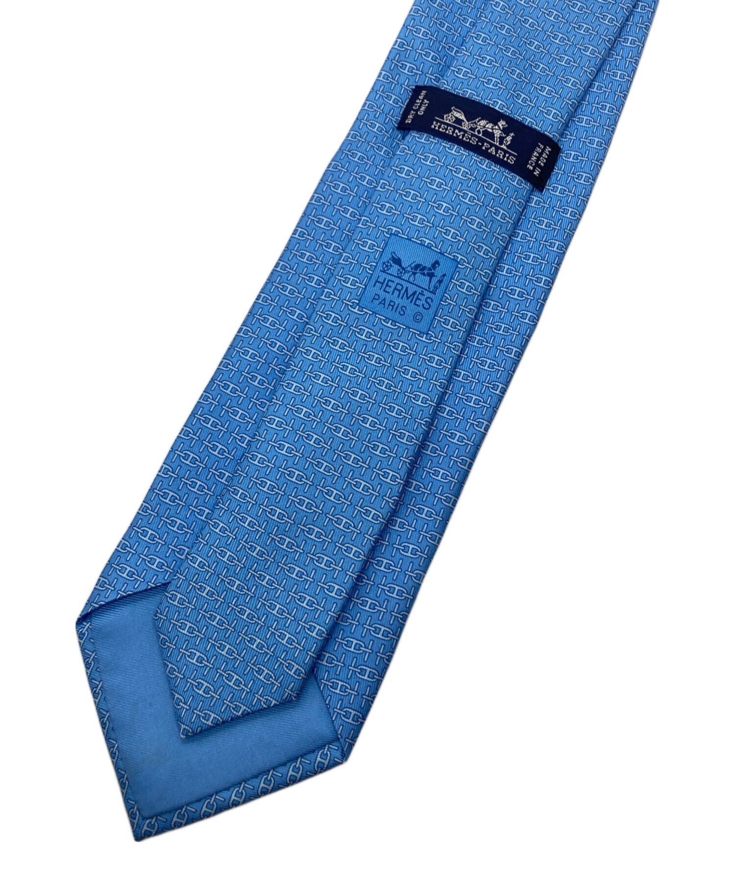 中古・古着通販】HERMES (エルメス) シェーヌダンクルシルクネクタイ