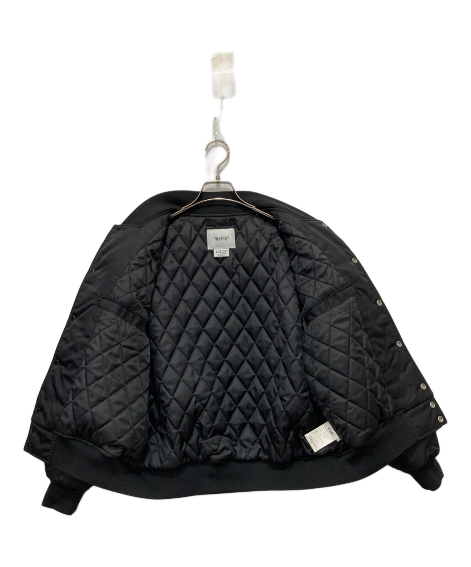 中古・古着通販】WTAPS (ダブルタップス) TEAM JACKET ブラック サイズ
