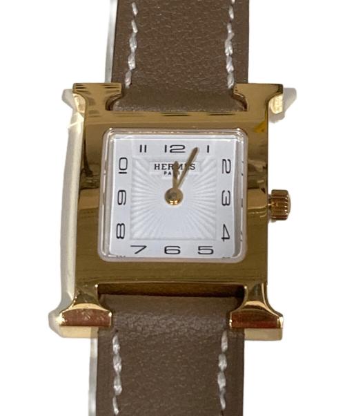 エルメス Hウォッチ　ジャンク？ 中古・古着通販】HERMES (エルメス) Hウォッチ ホワイト｜ブランド