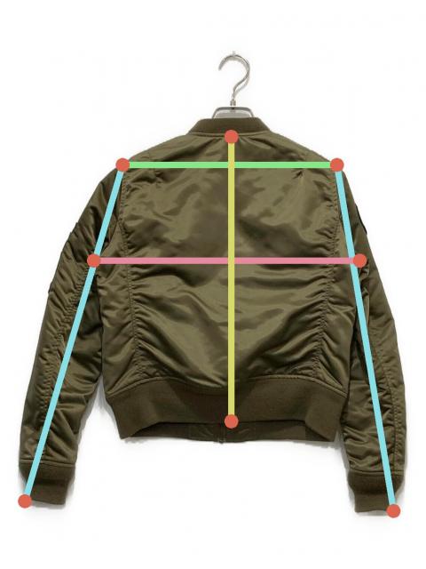 HYSTERIC GLAMOUR MA-1ジャケット オリーブグリーン ヒステリック