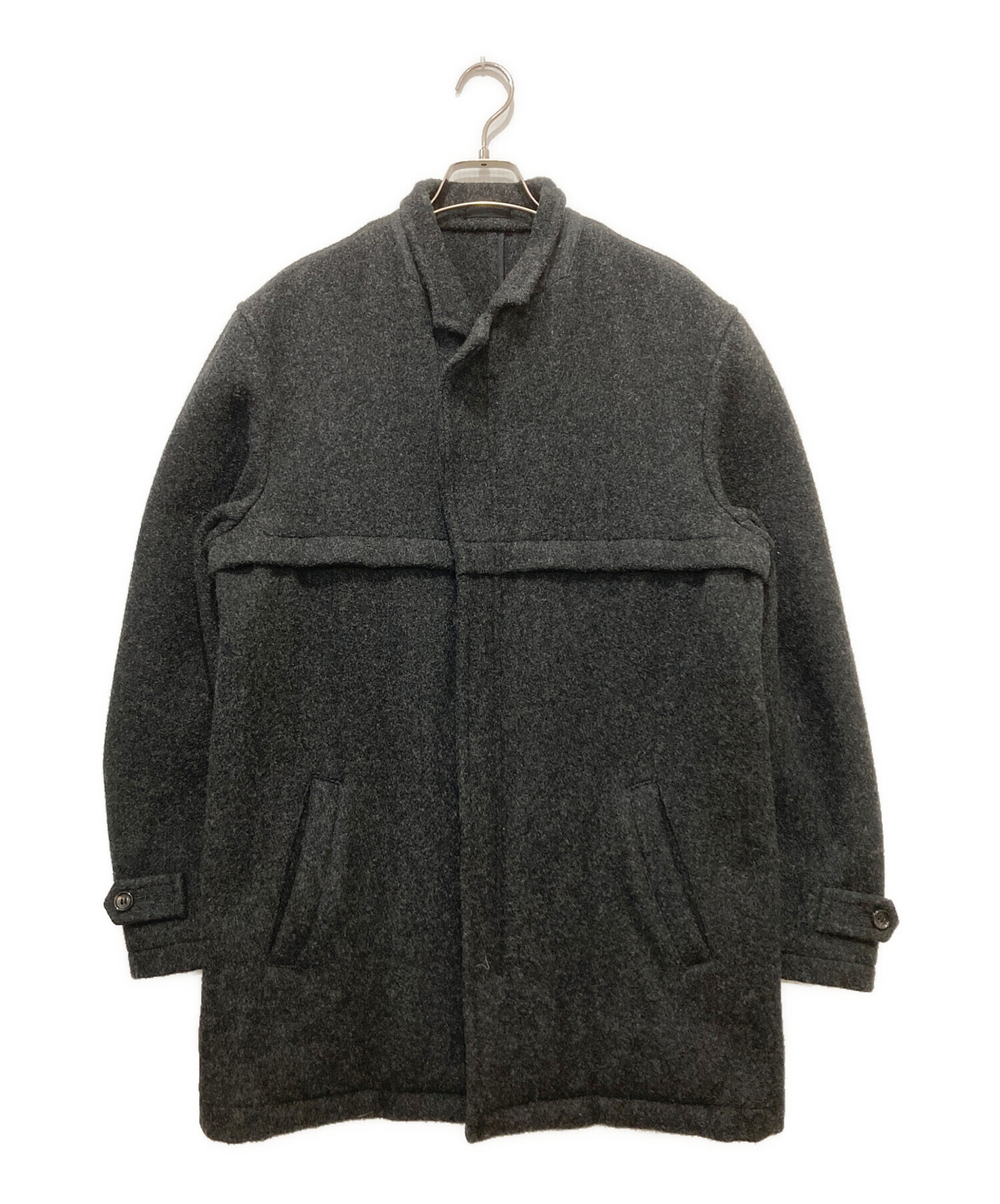 コムデギャルソン　ウールコート 中古・古着通販】COMME des GARCONS HOMME (コムデギャルソン オム
