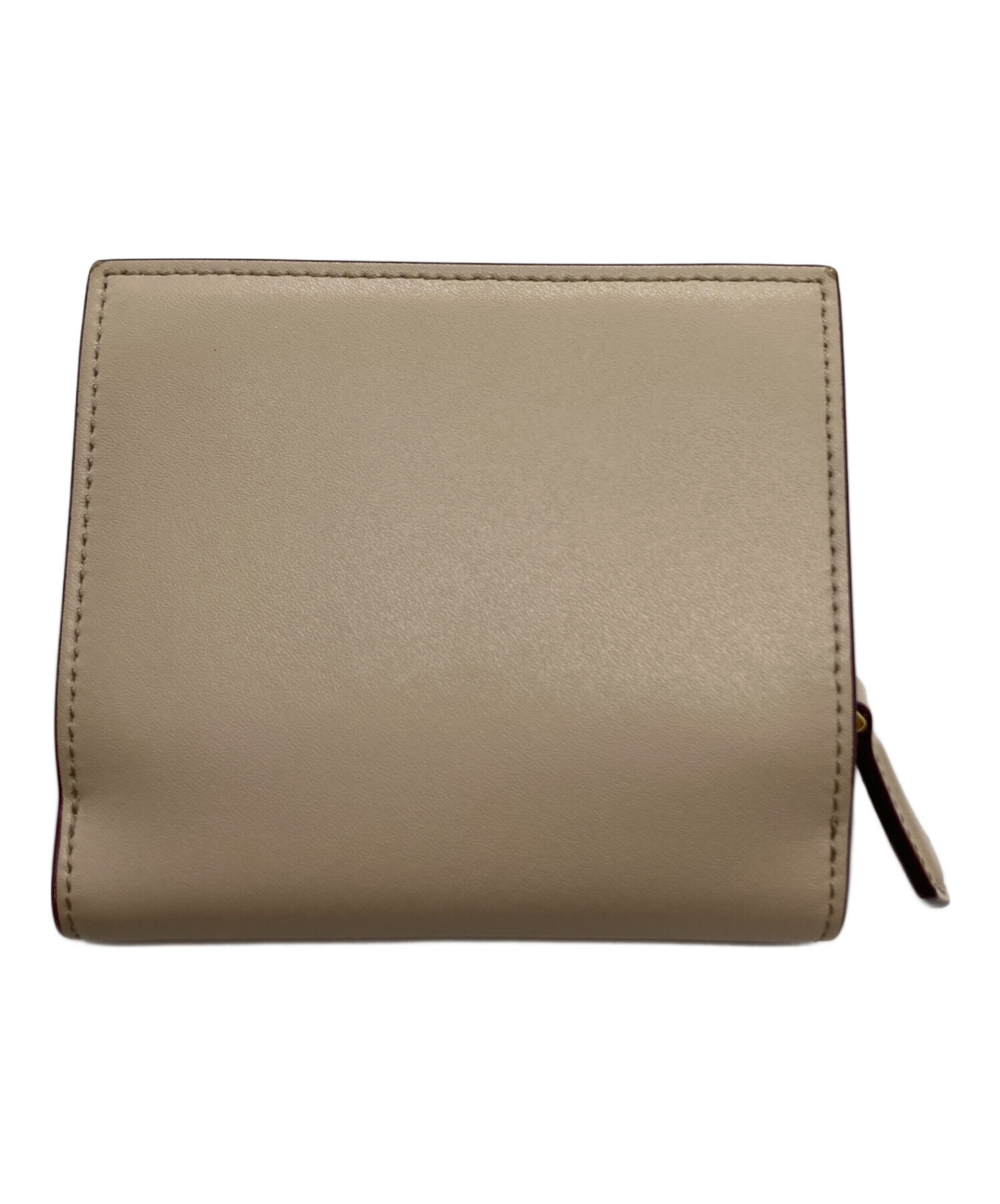 中古・古着通販】FENDI (フェンディ) 2つ折り財布 ベージュ｜ブランド