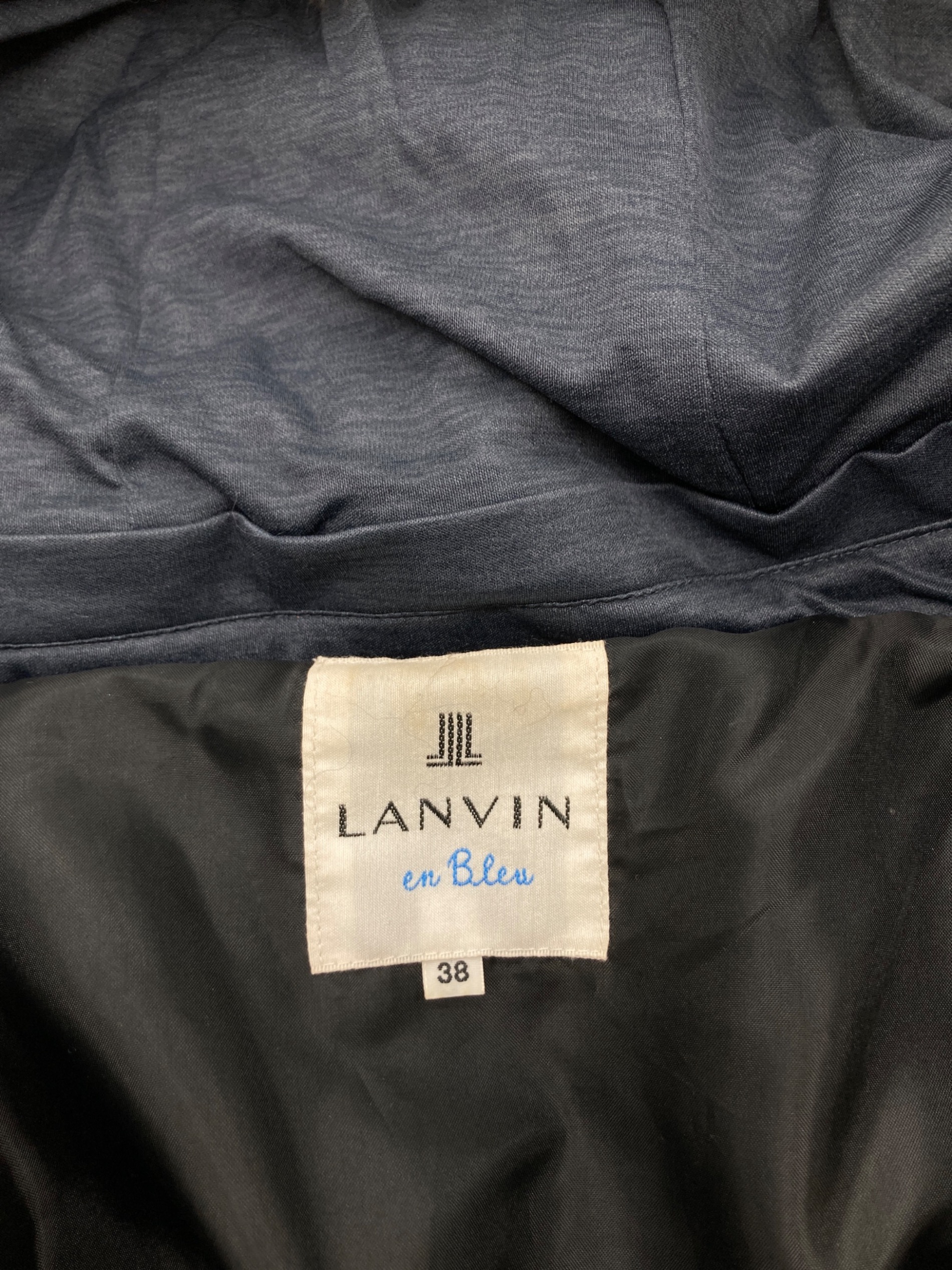タグ付き 未使用LANVIN en Bleu リバーシブルブルゾン 38Mサイズ 中古・古着通販】LANVIN en Bleu (ランバンオンブルー) ダウン