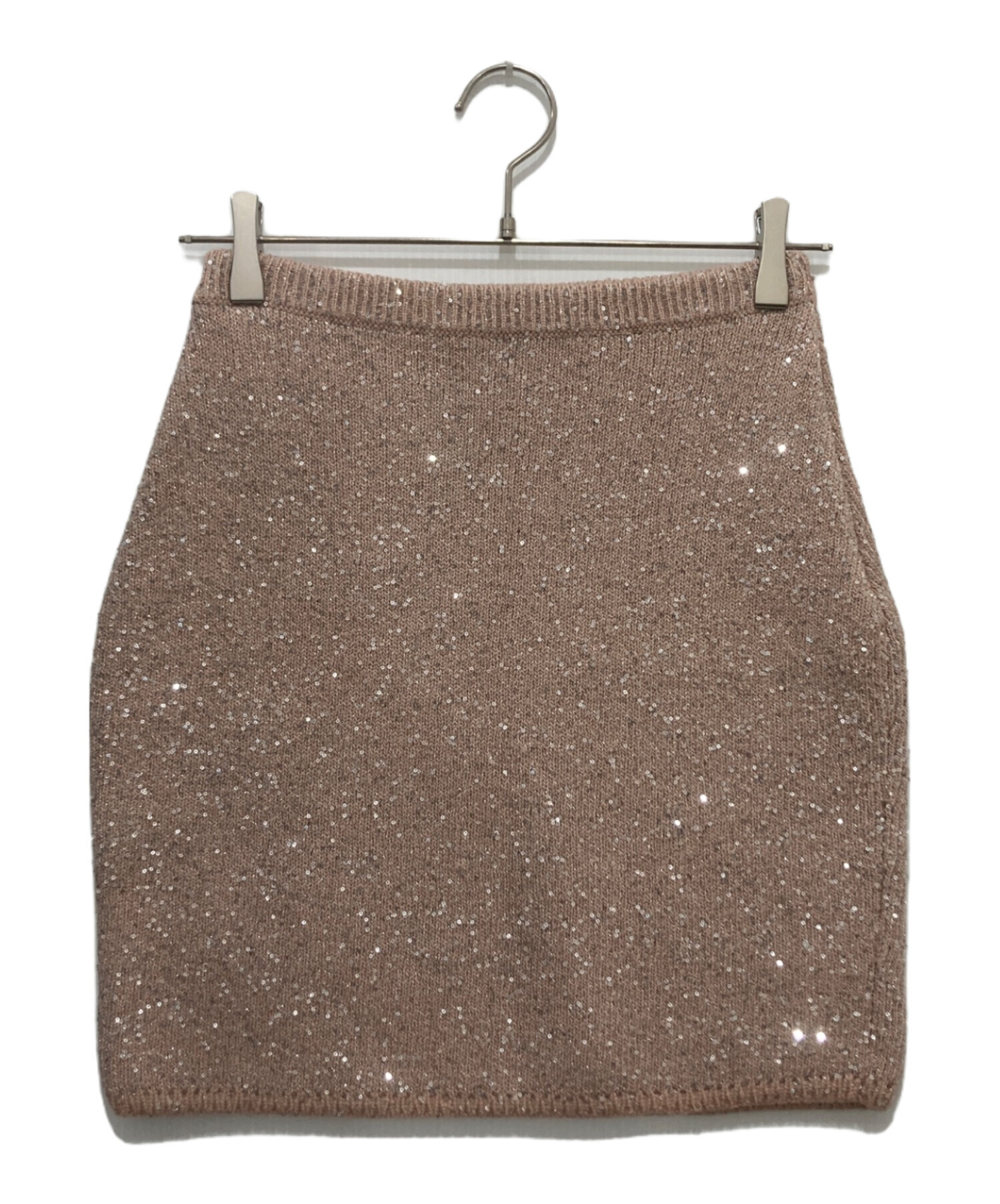 中古・古着通販】MIU MIU (ミュウミュウ) スパンコールニットミニ