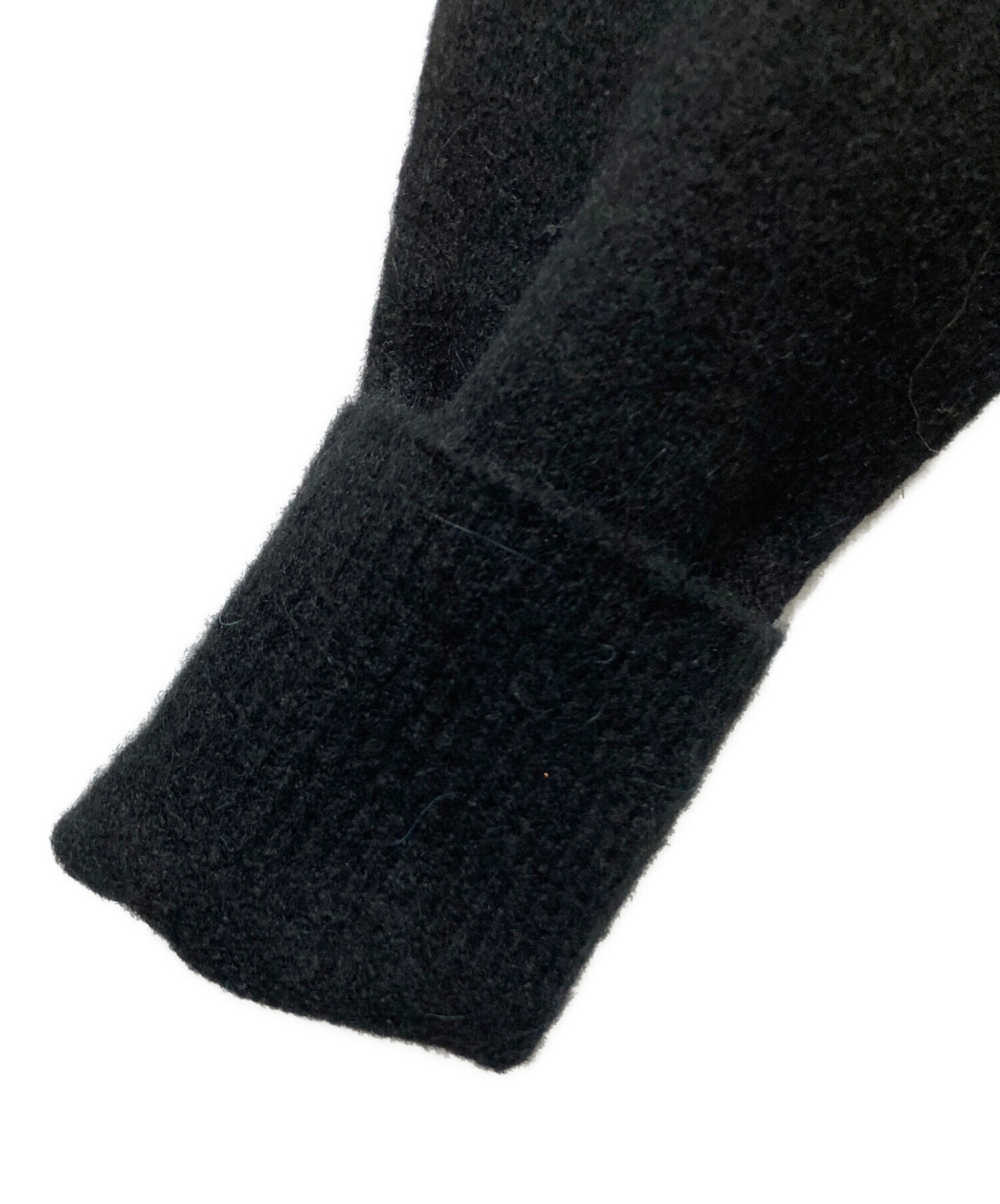 中古・古着通販】anuke (アンヌーク) Cocoon Knit Onepiece ブラック