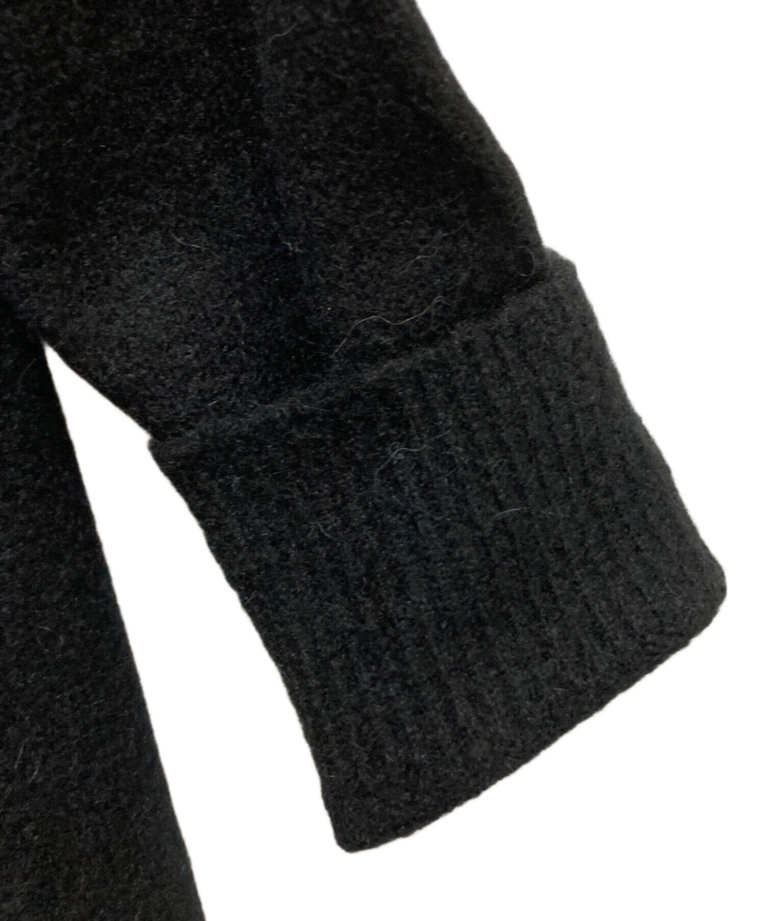 中古・古着通販】anuke (アンヌーク) Cocoon Knit Onepiece ブラック