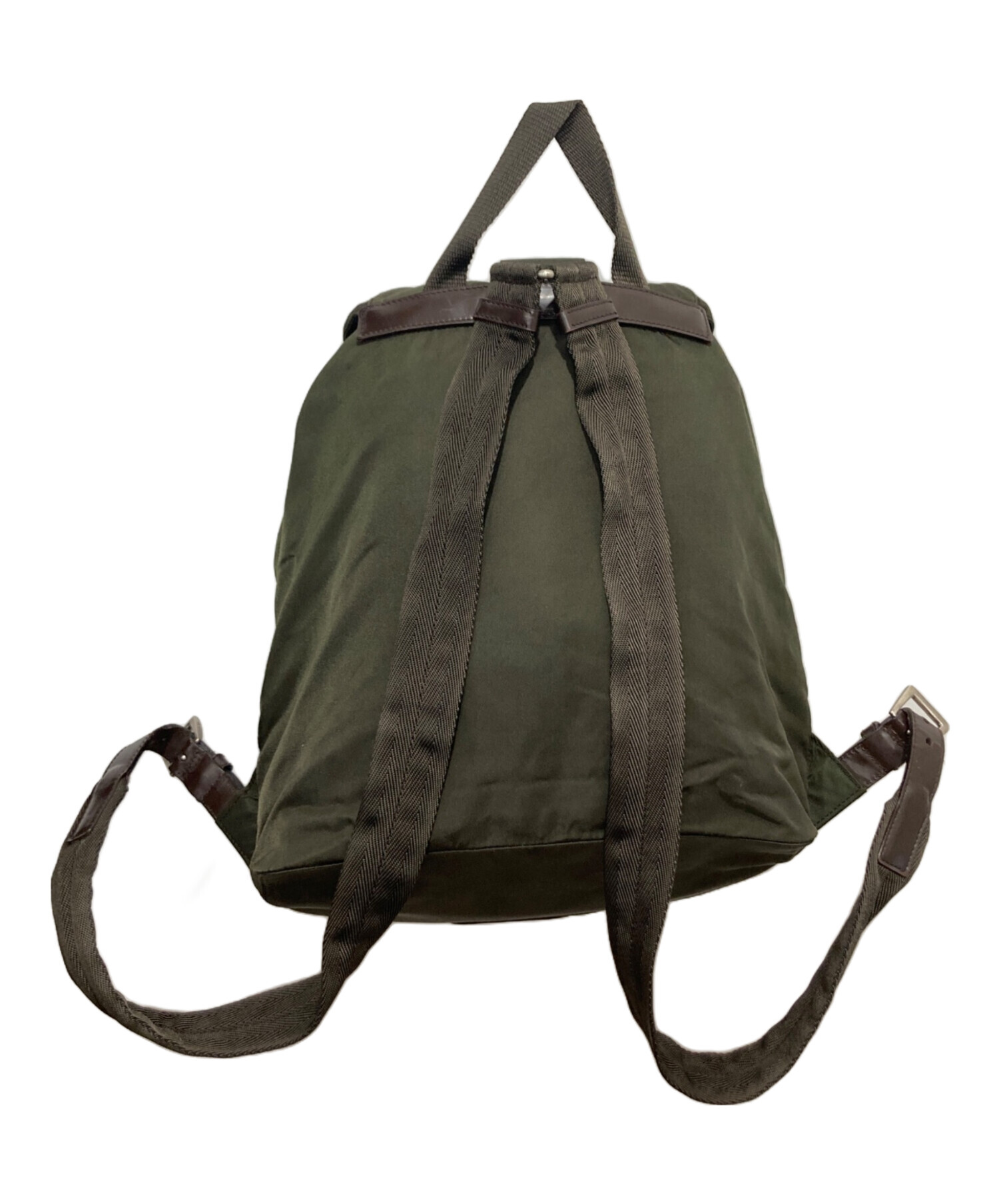中古・古着通販】PRADA (プラダ) ナイロンリュック カーキ｜ブランド