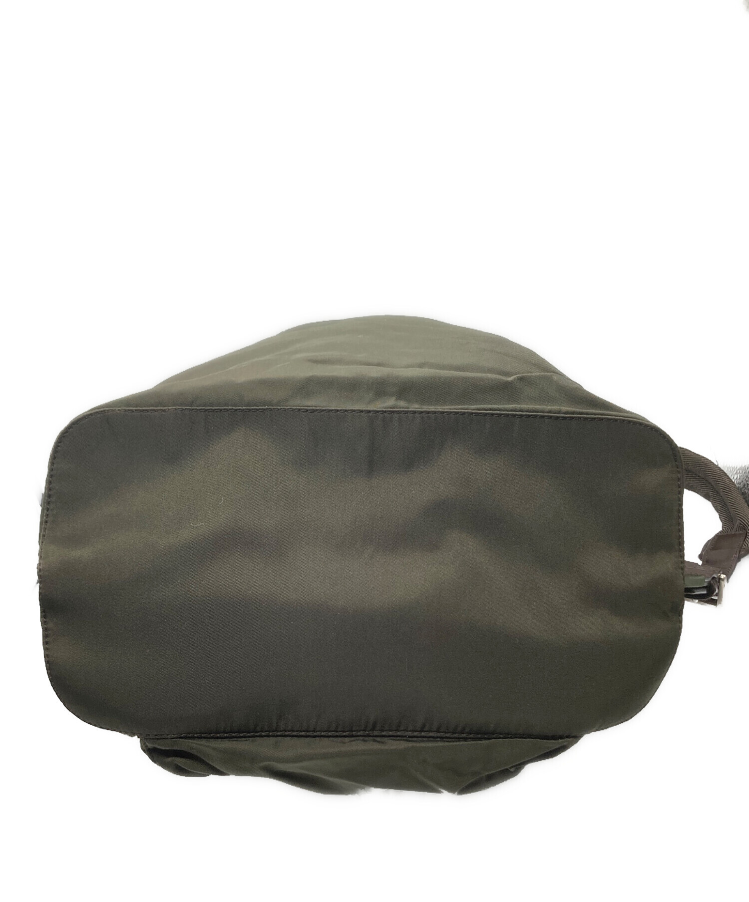 中古・古着通販】PRADA (プラダ) ナイロンリュック カーキ｜ブランド