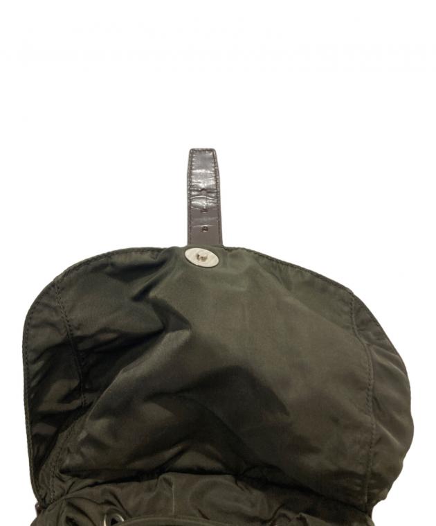 中古・古着通販】PRADA (プラダ) ナイロンリュック カーキ｜ブランド