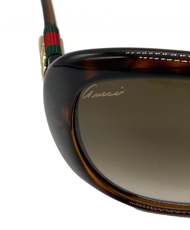 中古・古着通販】GUCCI (グッチ) サングラス ブラウン サイズ:57□16