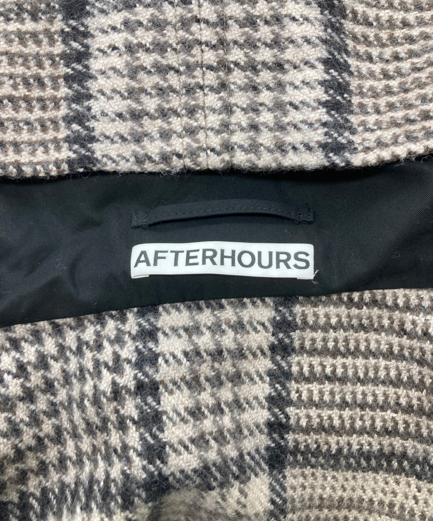 中古・古着通販】AFTERHOURS (アフターアワーズ) HOODED COAT ベージュ
