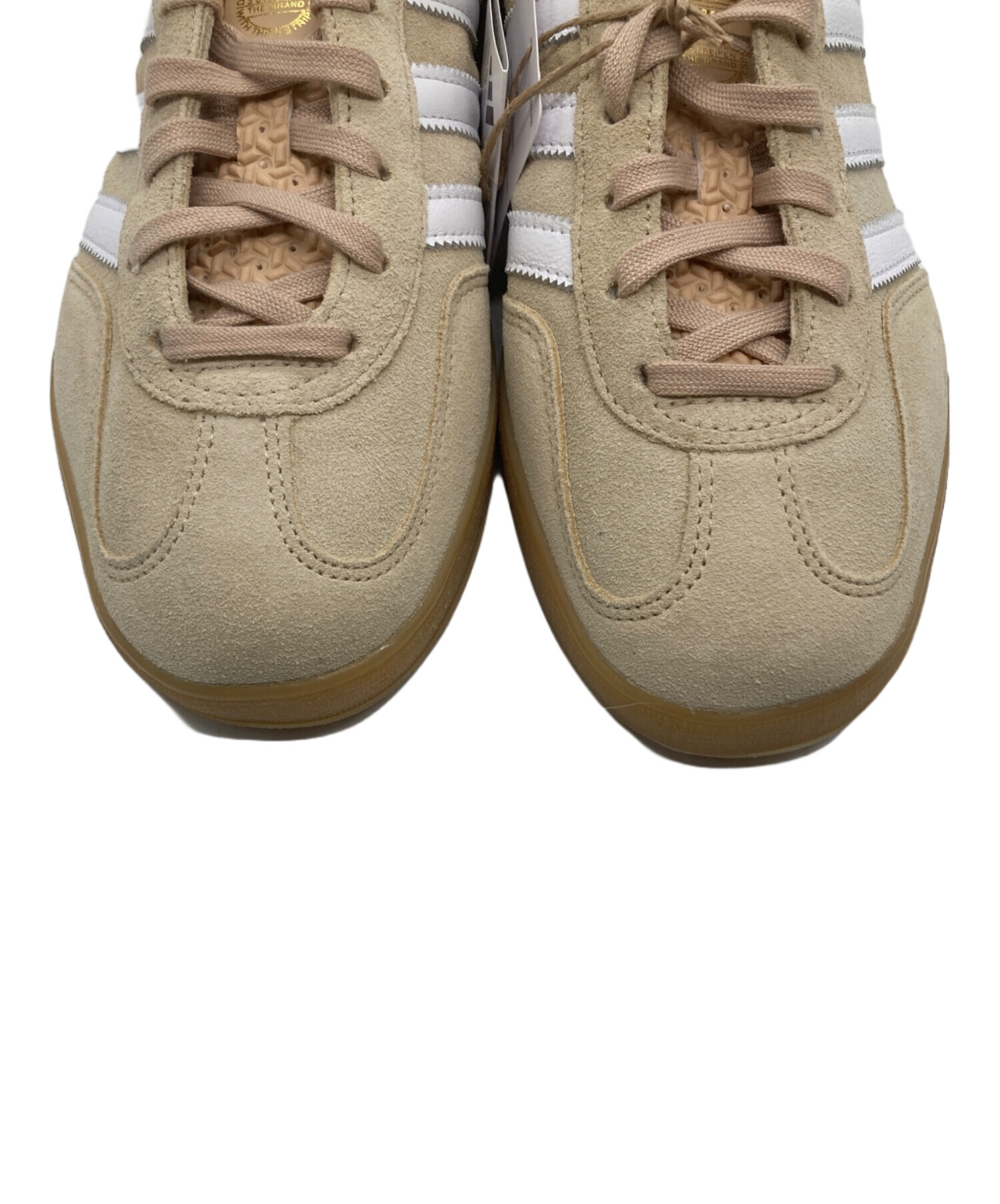 アディダス adidas もこもこ　ベージュ 中古・古着通販】adidas (アディダス) GAZELLE INDOOR ベージュ サイズ