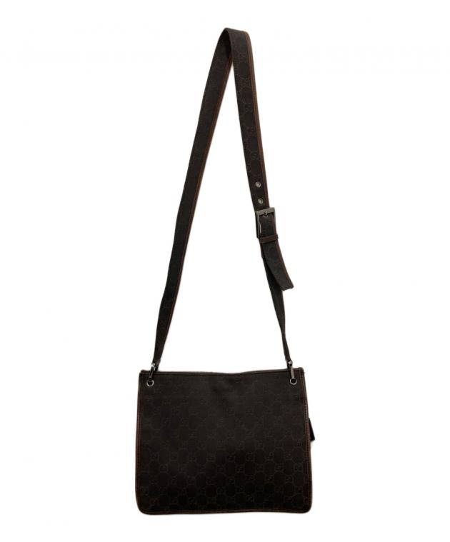 中古・古着通販】GUCCI (グッチ) GGキャンバスショルダーバッグ