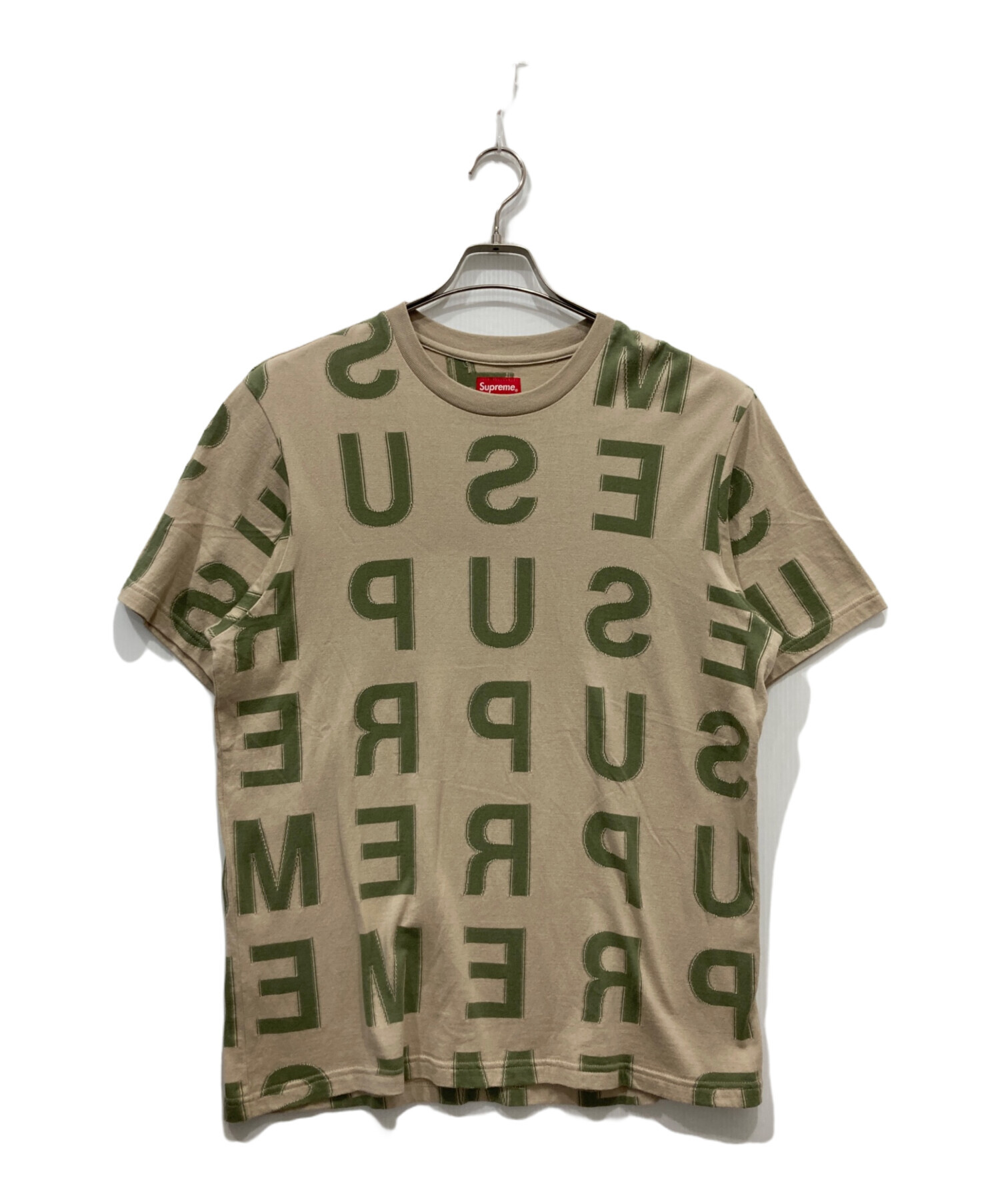 中古・古着通販】Supreme (シュプリーム) intarsia s/s top カーキ