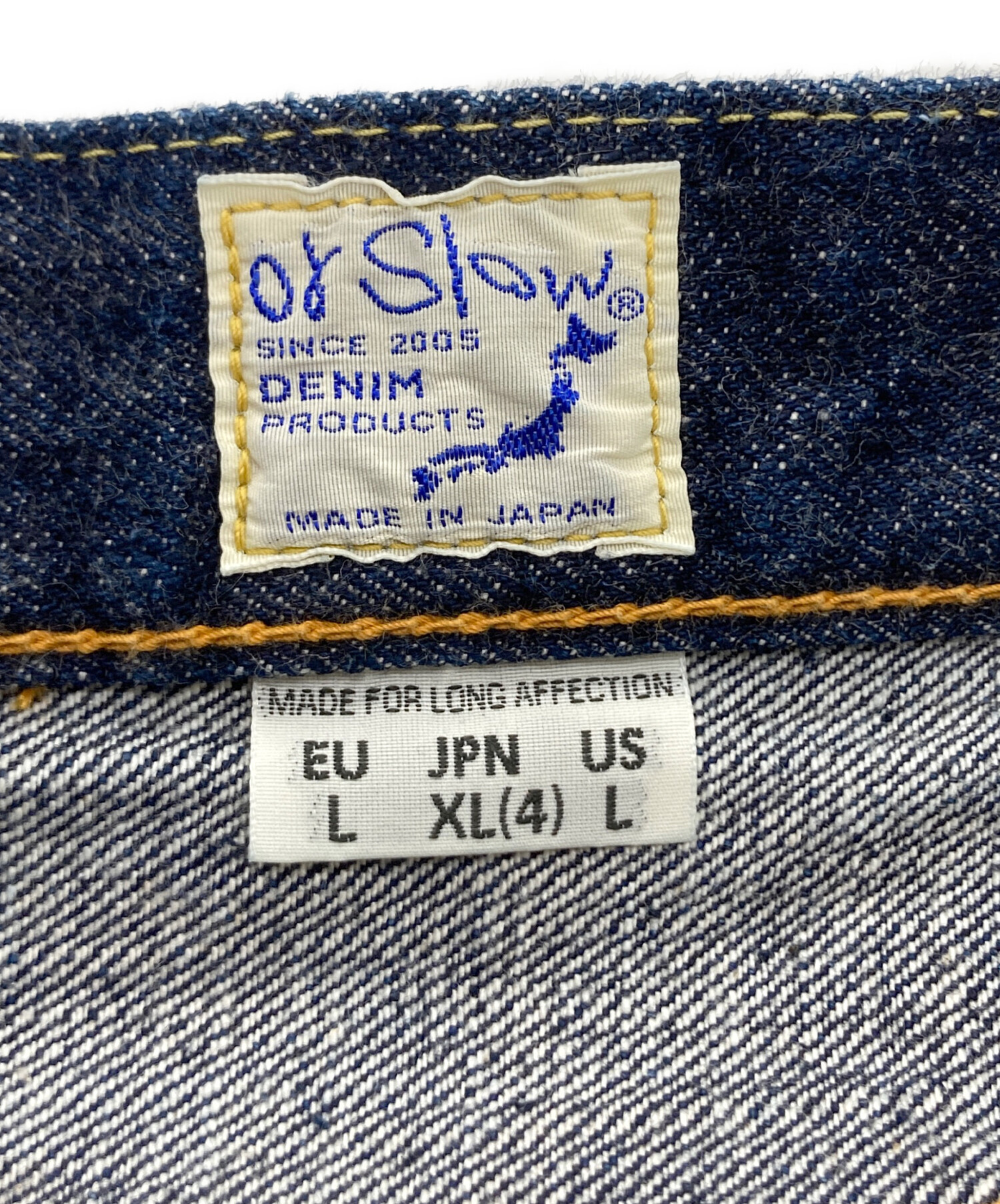 中古・古着通販】orSlow (オアスロウ) 105 Original Standard Denim 