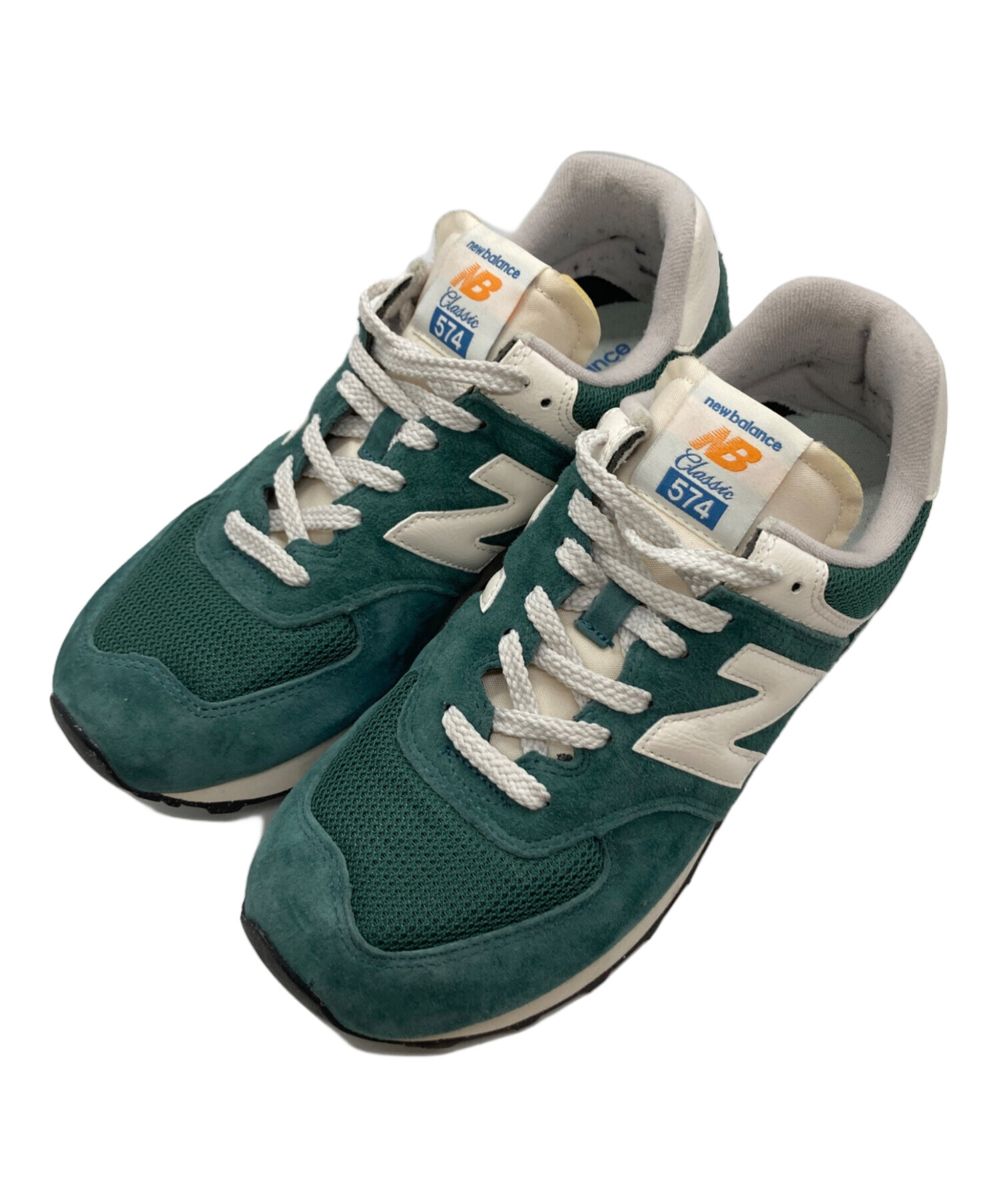 New Balance」 ローカットスニーカー 26.5cm グレー メンズ 中古・古着 