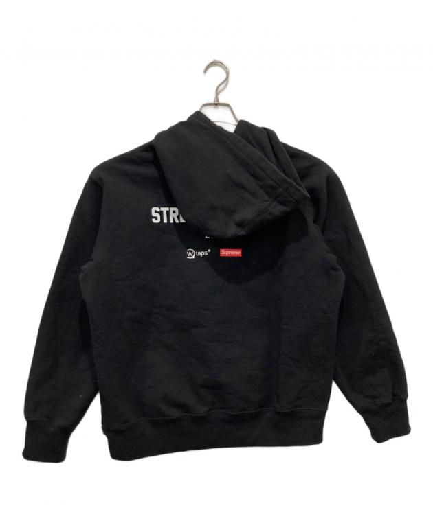 【中古】シュプリーム SUPREME × WTAPS SIC’EM HOODED SWEATSHIRT BLACK L ダブルタップス フーデッド ☆AA★250914 中古・古着通販】SUPREME (シュプリーム) WTAPS (ダブルタップス) Sic