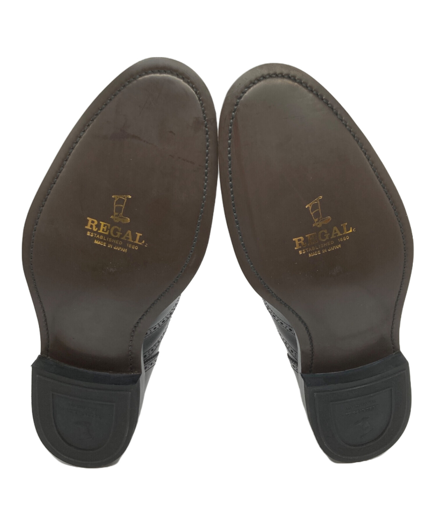 中古・古着通販】REGAL (リーガル) ウィングチップシューズ ブラック