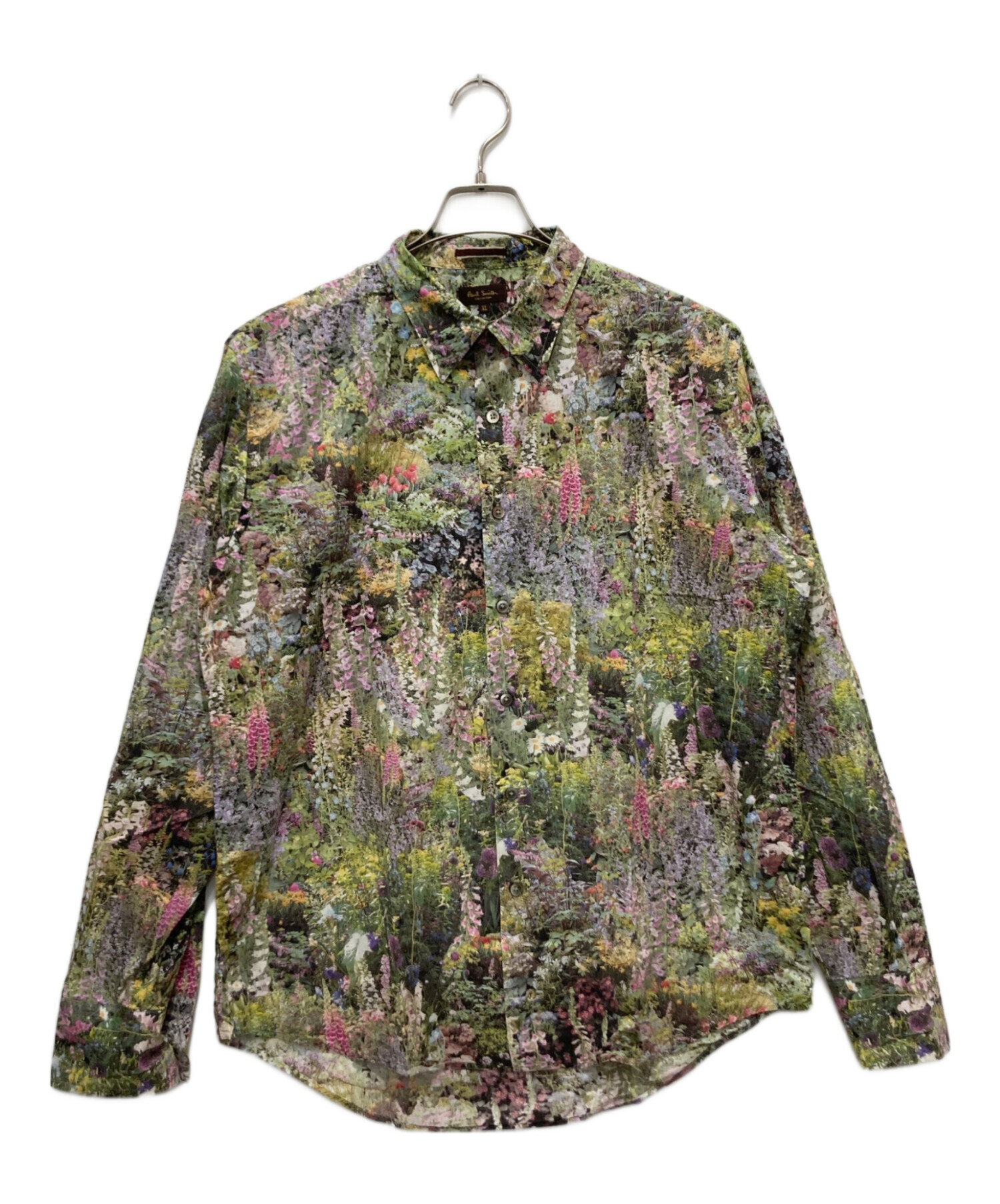 paul smith 総柄シャツ　新品タグ付き　長袖シャツ　高級感　グリーン系 中古・古着通販】Paul Smith COLLECTION (ポールスミス コレクション