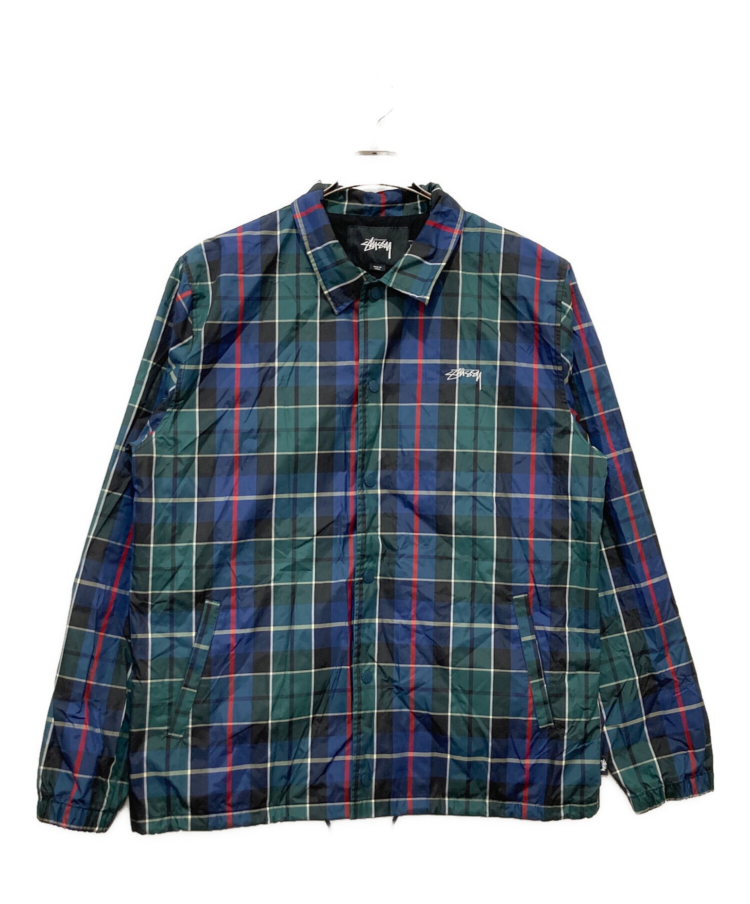 中古・古着通販】stussy (ステューシー) クルーズチェックコーチ