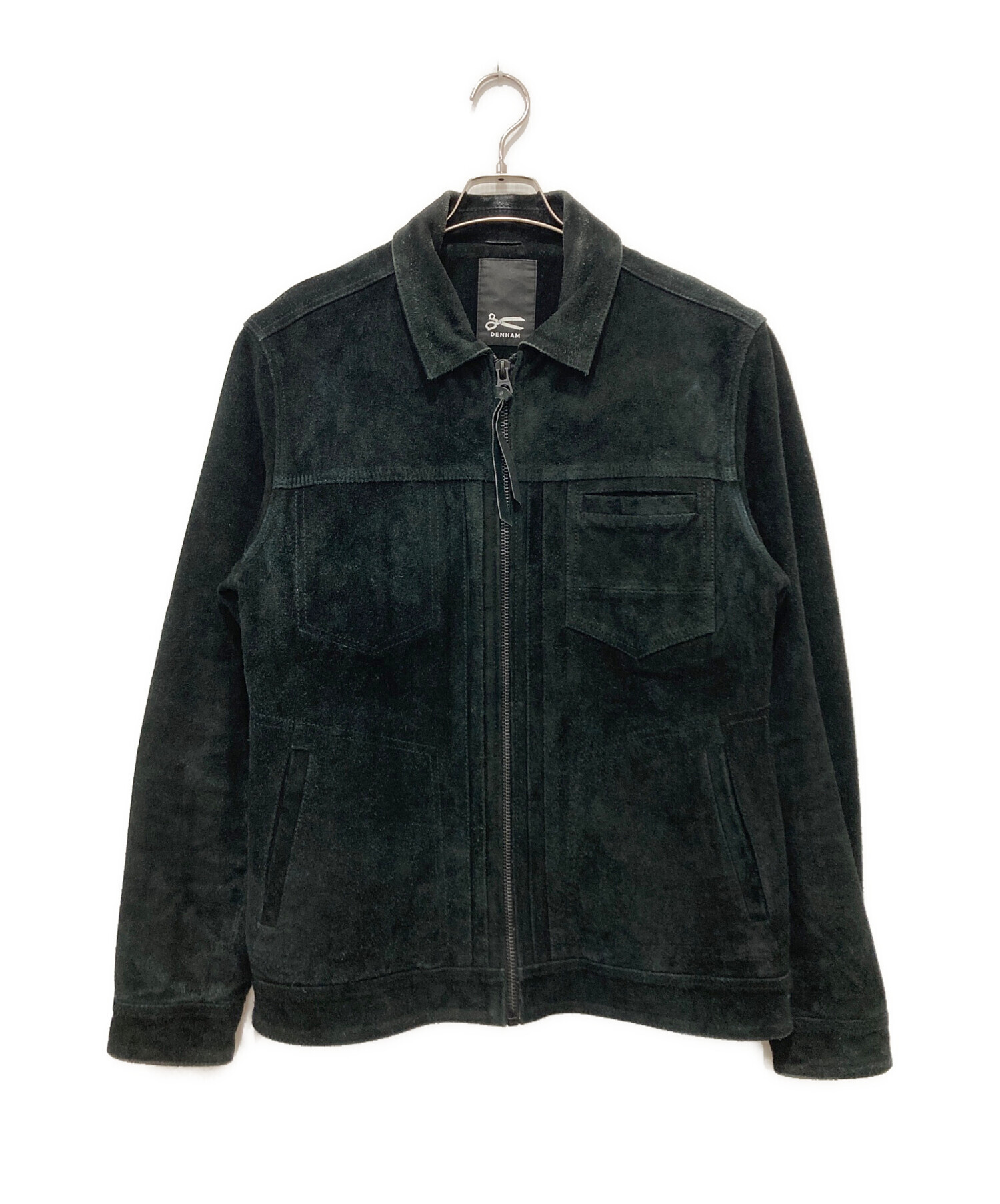 デンハム COVOY TRUCKER スエードジャケット ブラック 本革 XL L】DENHAM デンハム COVOY TRUCKER スエードレザー - メルカリ