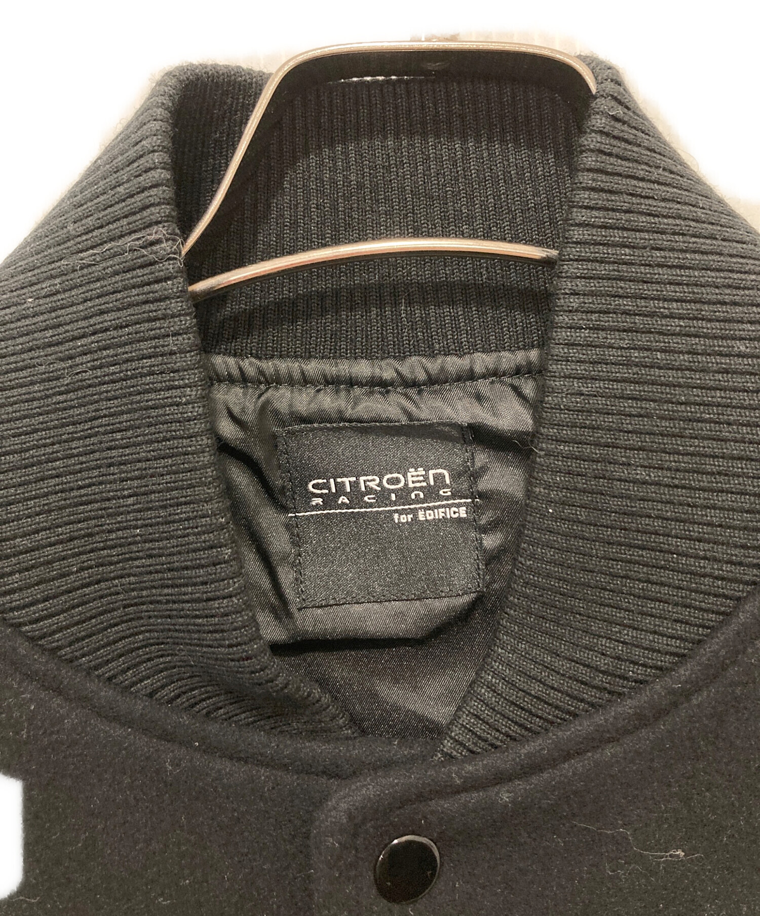 中古・古着通販】EDIFICE (エディフィス) レザー切替スタジャン