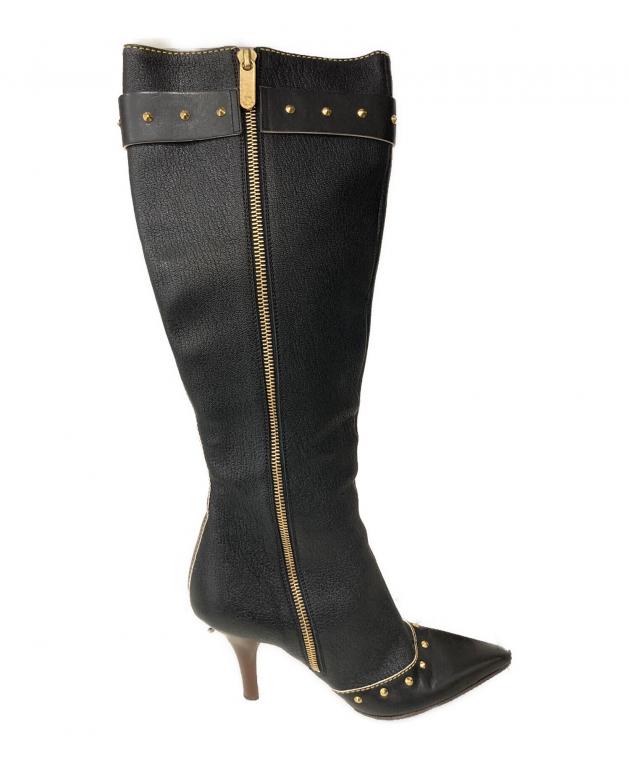 ヴィトン　ロングブーツ LOUIS VUITTON（ルイ・ヴィトン） ロングブーツ ブラック サイズ：37