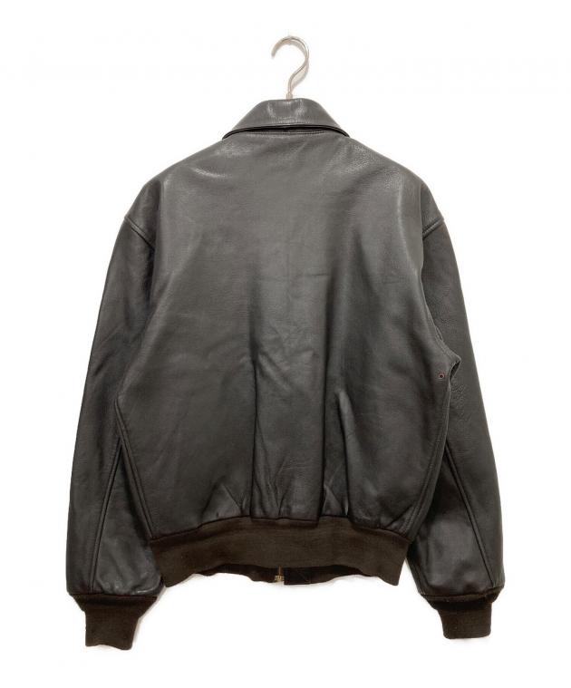 COOPER A-2 レザージャケット 36R ブラウン 中古・古着通販】cooper (クーパー) A2フライトジャケット ブラウン