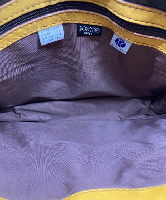 中古・古着通販】PORTER (ポーター) BARON SHOULDER BAG イエロー
