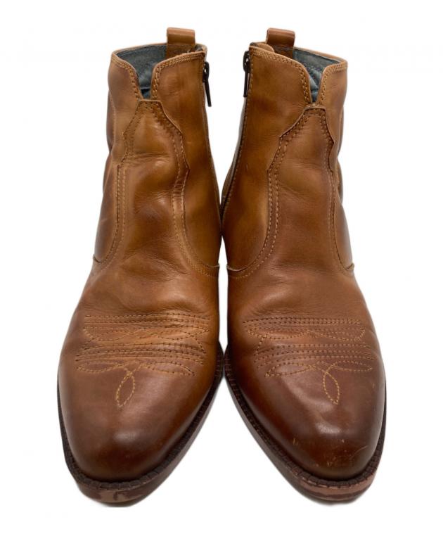 中古・古着通販】NEVADA (ネバダ) サイドジップ ウエスタンブーツ