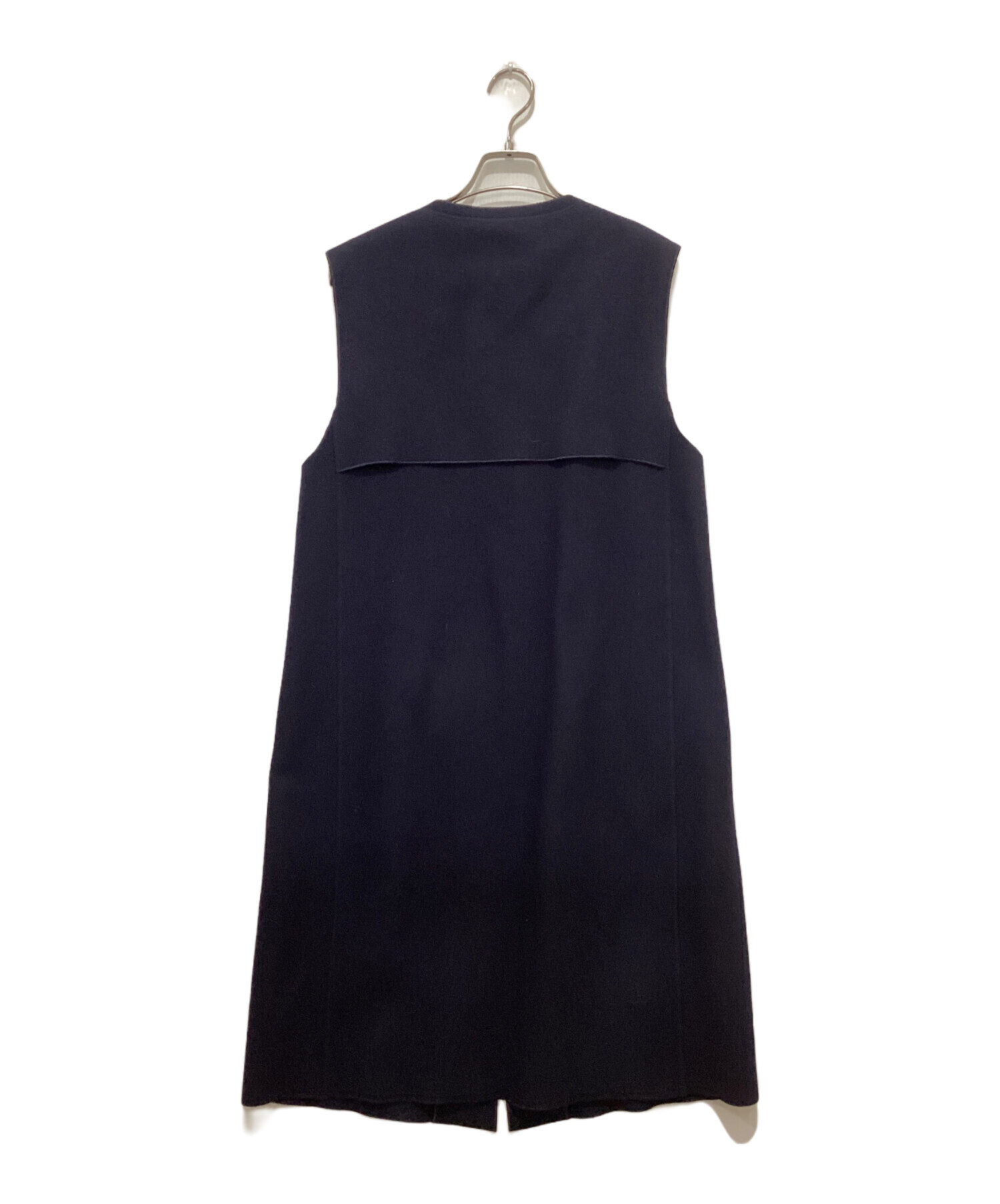 中古・古着通販】YONFA (ヨンファ) ウールジレ / ロングジレ ネイビー