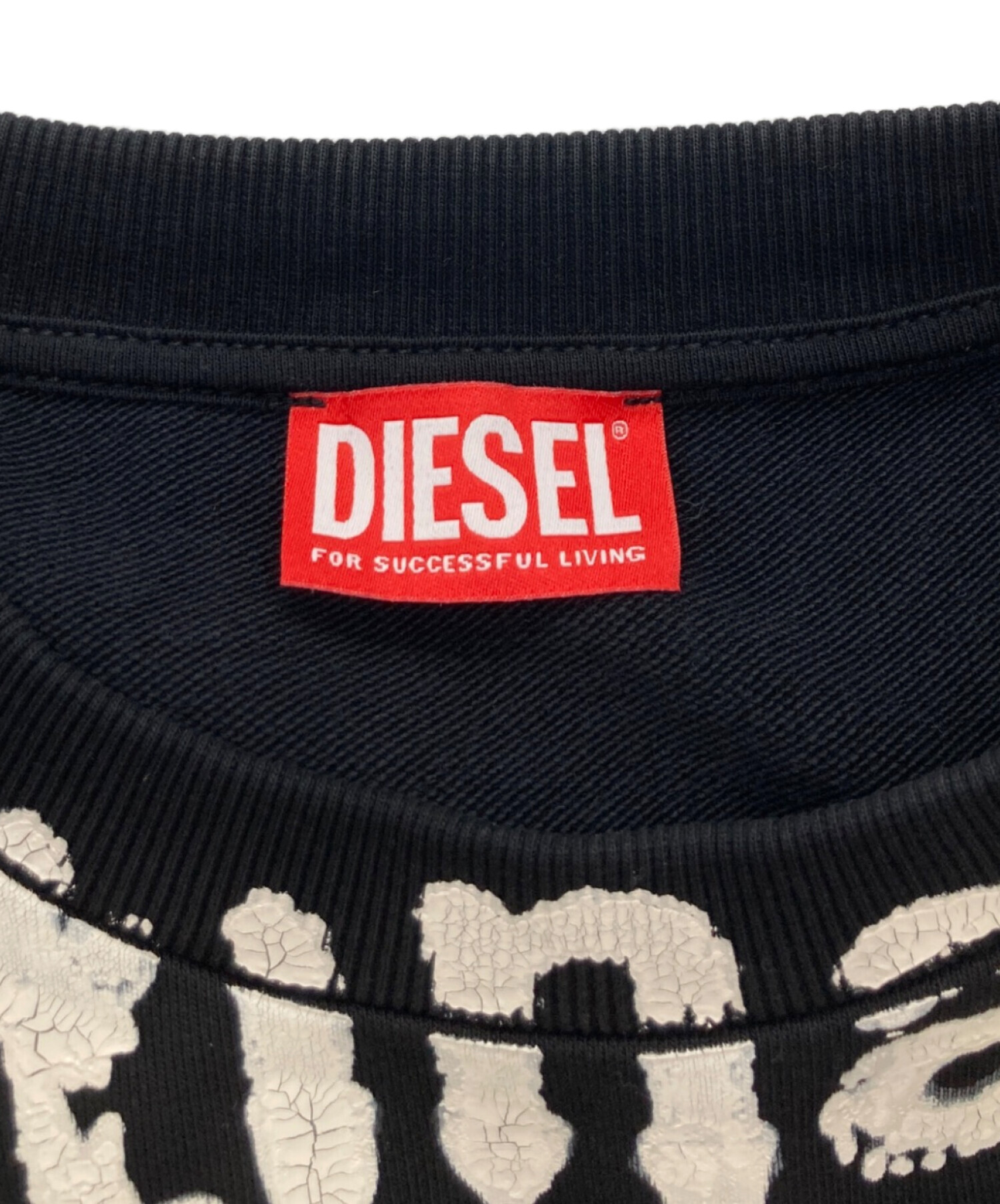 中古・古着通販】DIESEL (ディーゼル) ペイントデザインスウェット