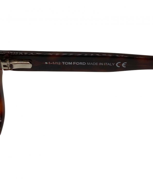 TOM FORD サングラス 未使用 中古・古着通販】TOM FORD (トムフォード) 眼鏡 ブラウン サイズ:51