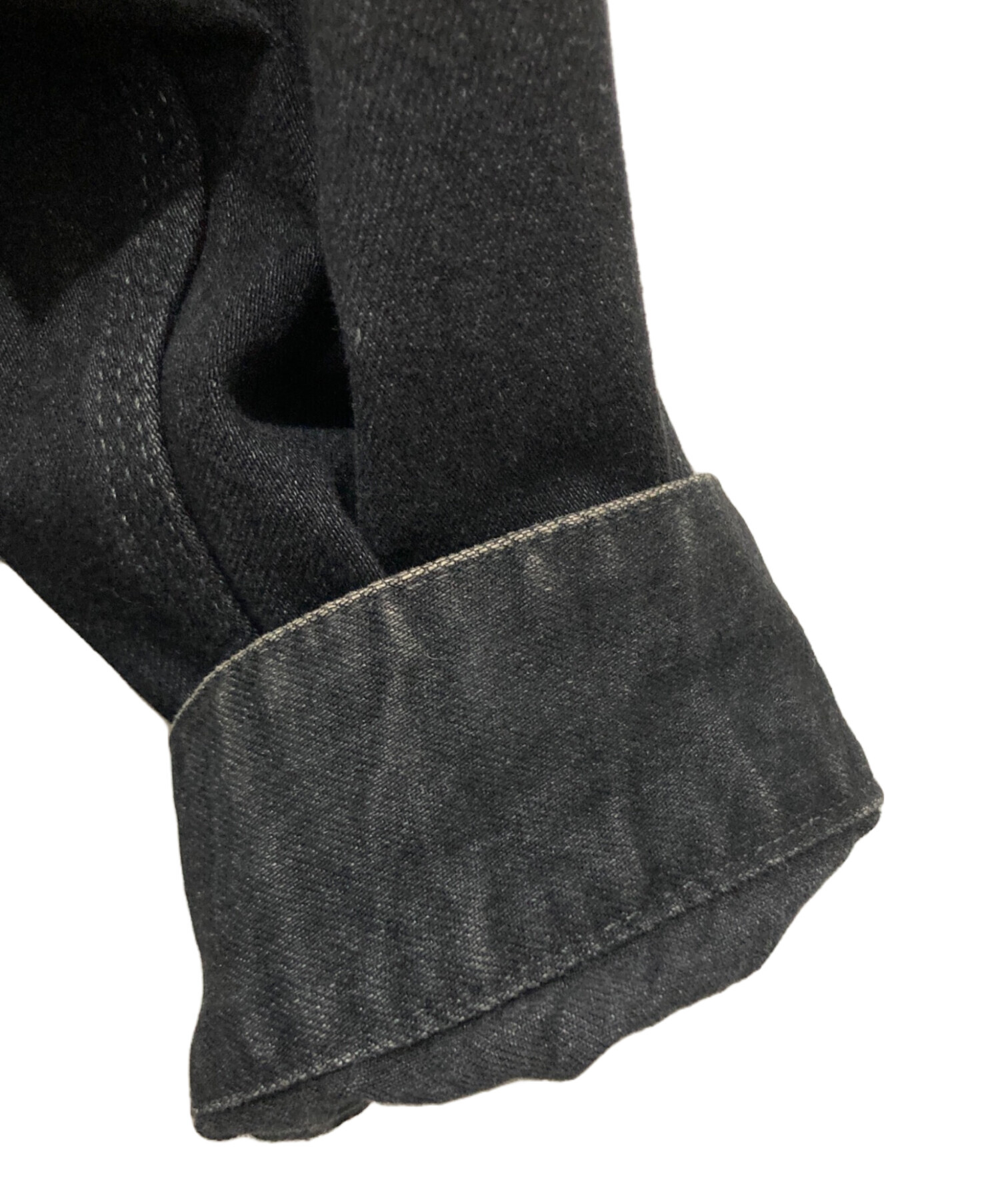 中古・古着通販】Jieda (ジエダ) OVER JEAN JACKET ブラック サイズ:1 