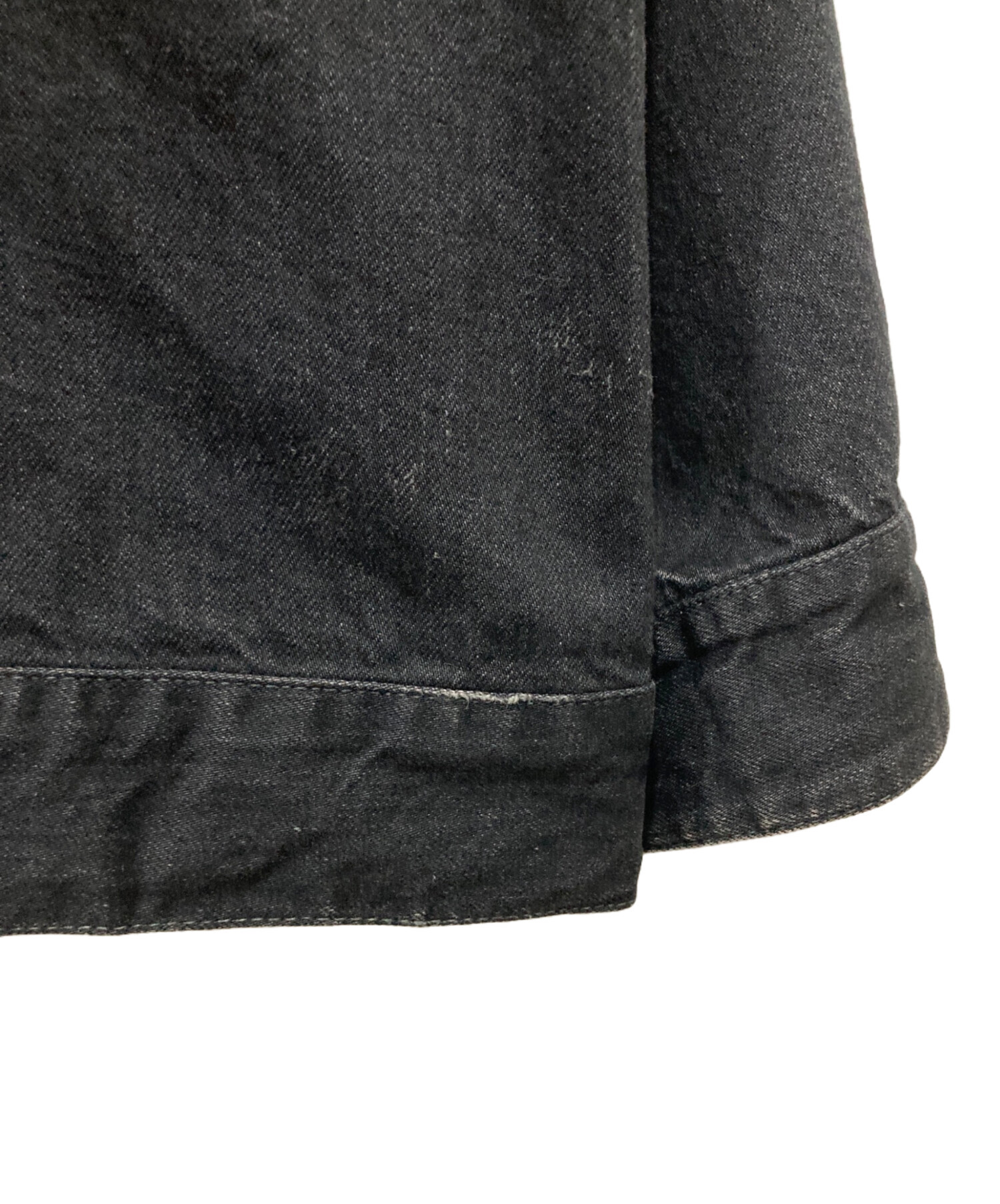 中古・古着通販】Jieda (ジエダ) OVER JEAN JACKET ブラック サイズ:1