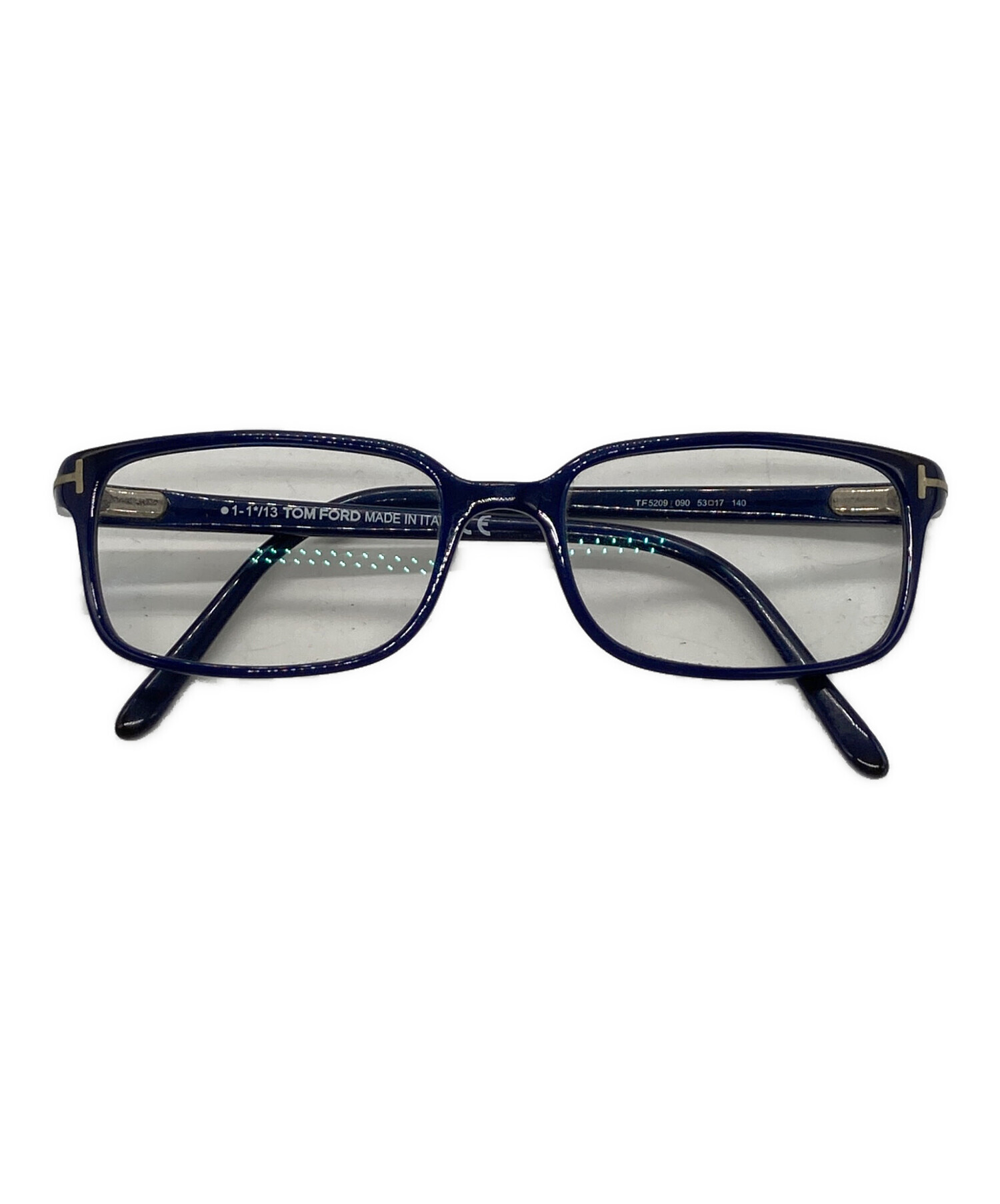 中古・古着通販】TOM FORD (トムフォード) 眼鏡 ブルー サイズ:53□17