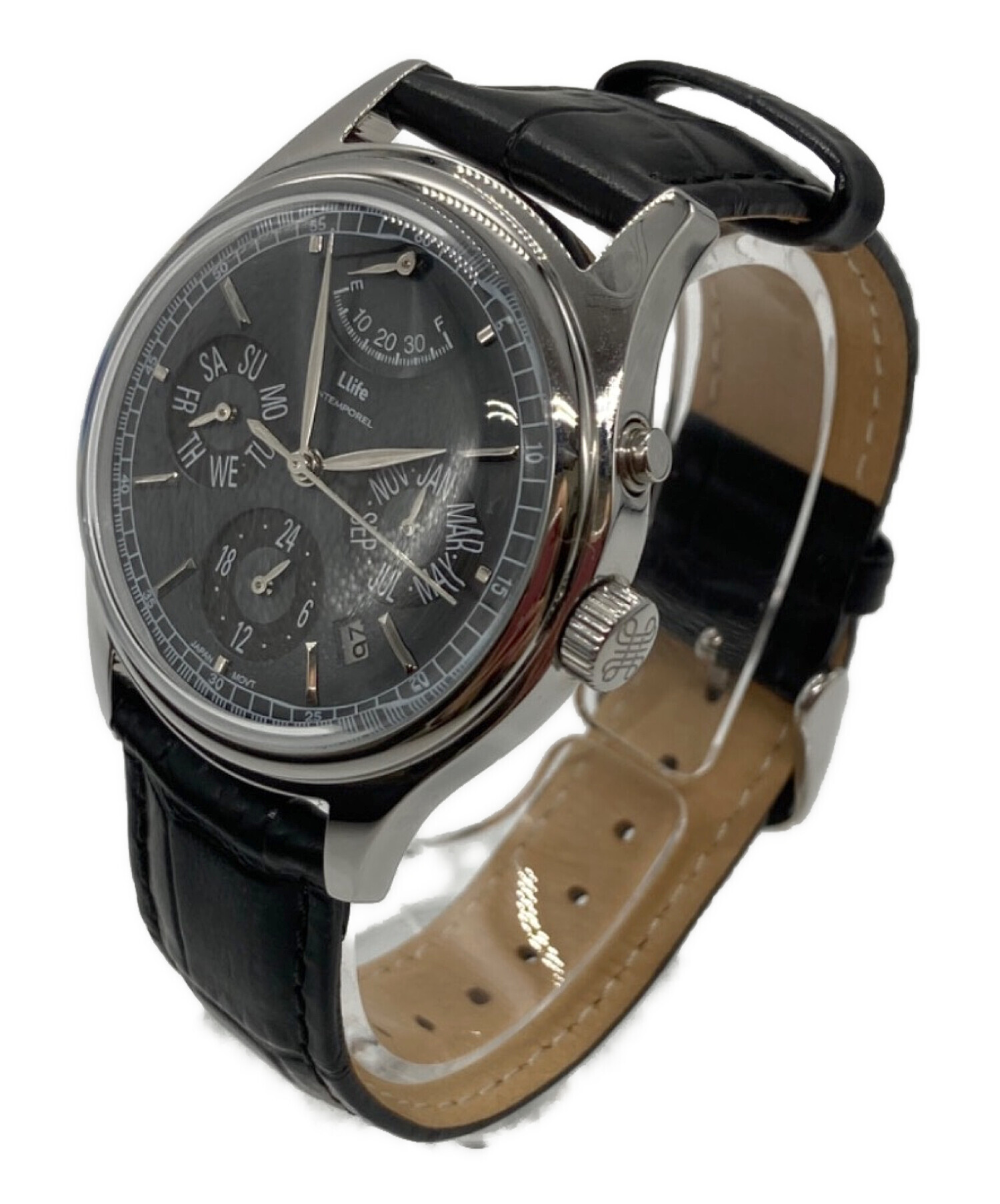 中古・古着通販】Llife (ライフ) INTEMPOREL WATCH ブラック｜ブランド